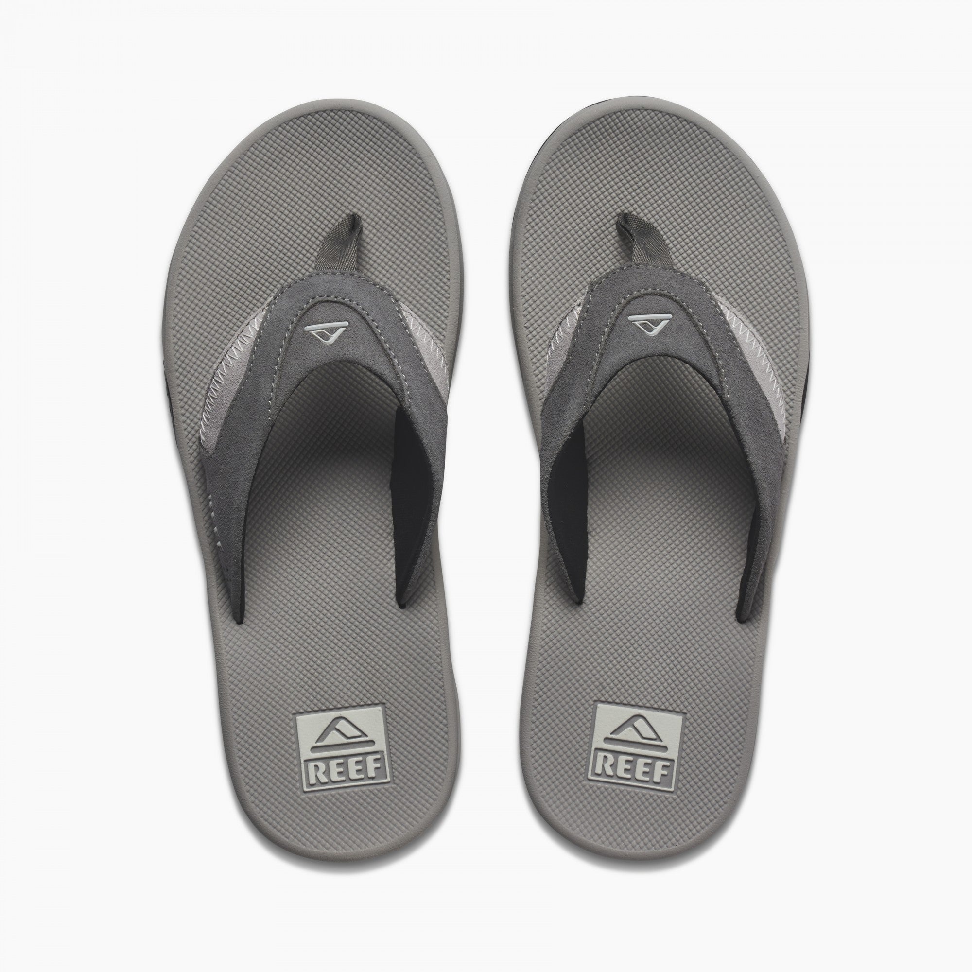 Reef Fanning Men\'s Surfing Sandals - Grey Suede - Top