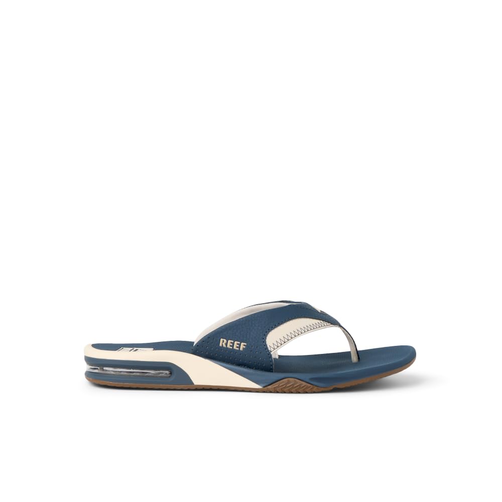 Reef Fanning Men's Comfort Beach Sandals - Navy/Oat