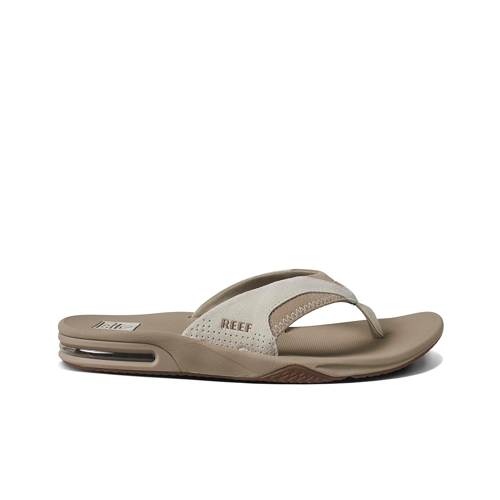 Reef Fanning Men's Comfort Beach Sandals - Tan/Suede