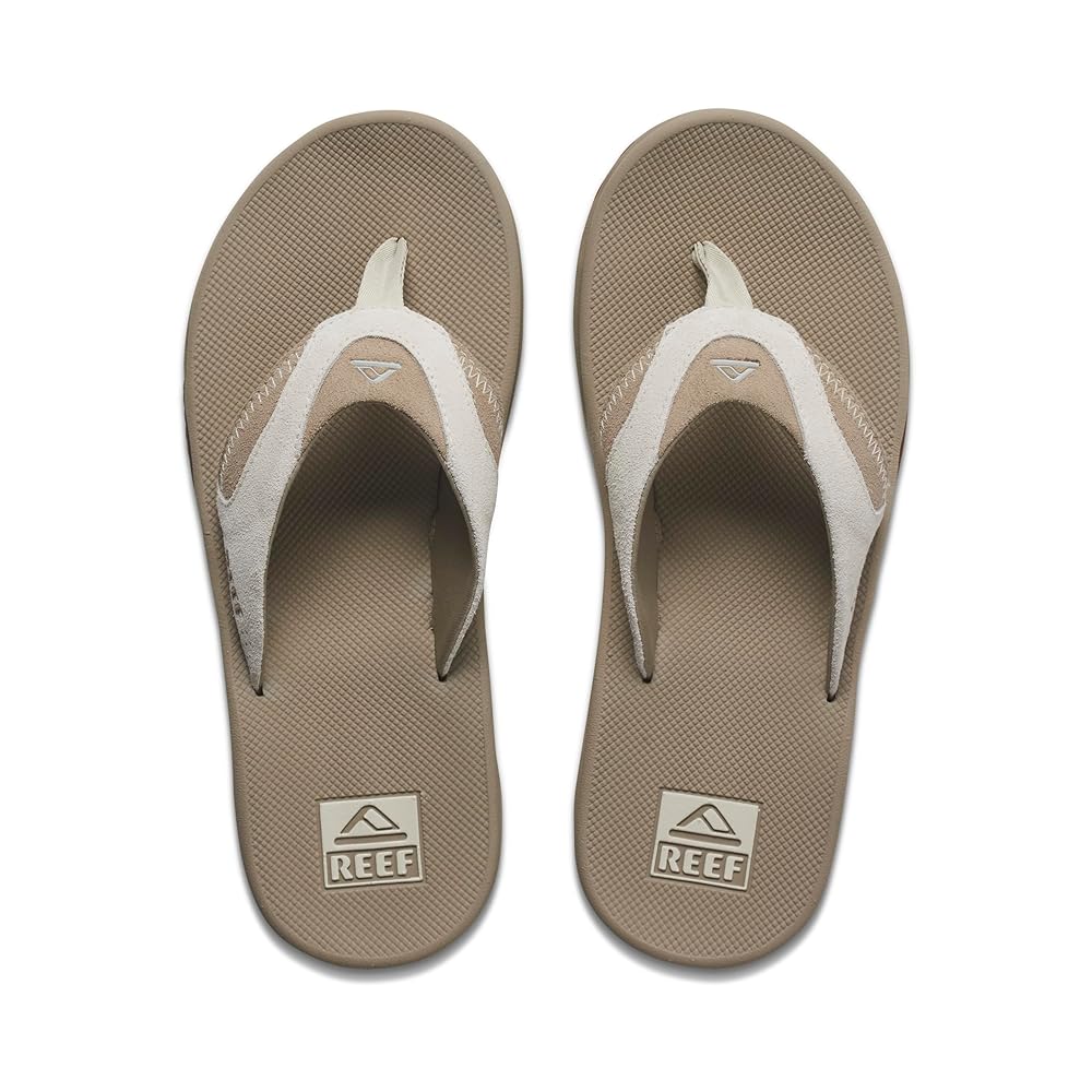 Reef Fanning Men's Comfort Beach Sandals - Tan/Suede