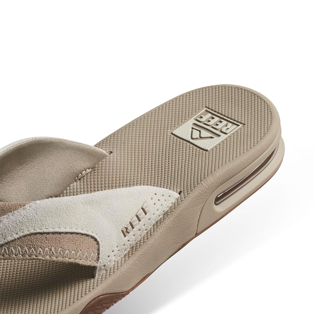 Reef Fanning Men's Comfort Beach Sandals - Tan/Suede