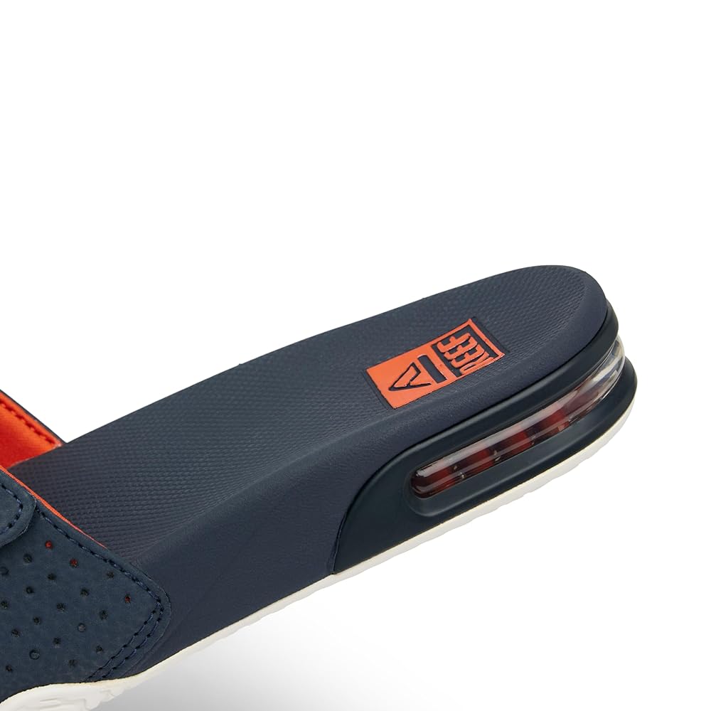 Reef Fanning Slide Men's Comfort Sandals - Navy/Orange/White