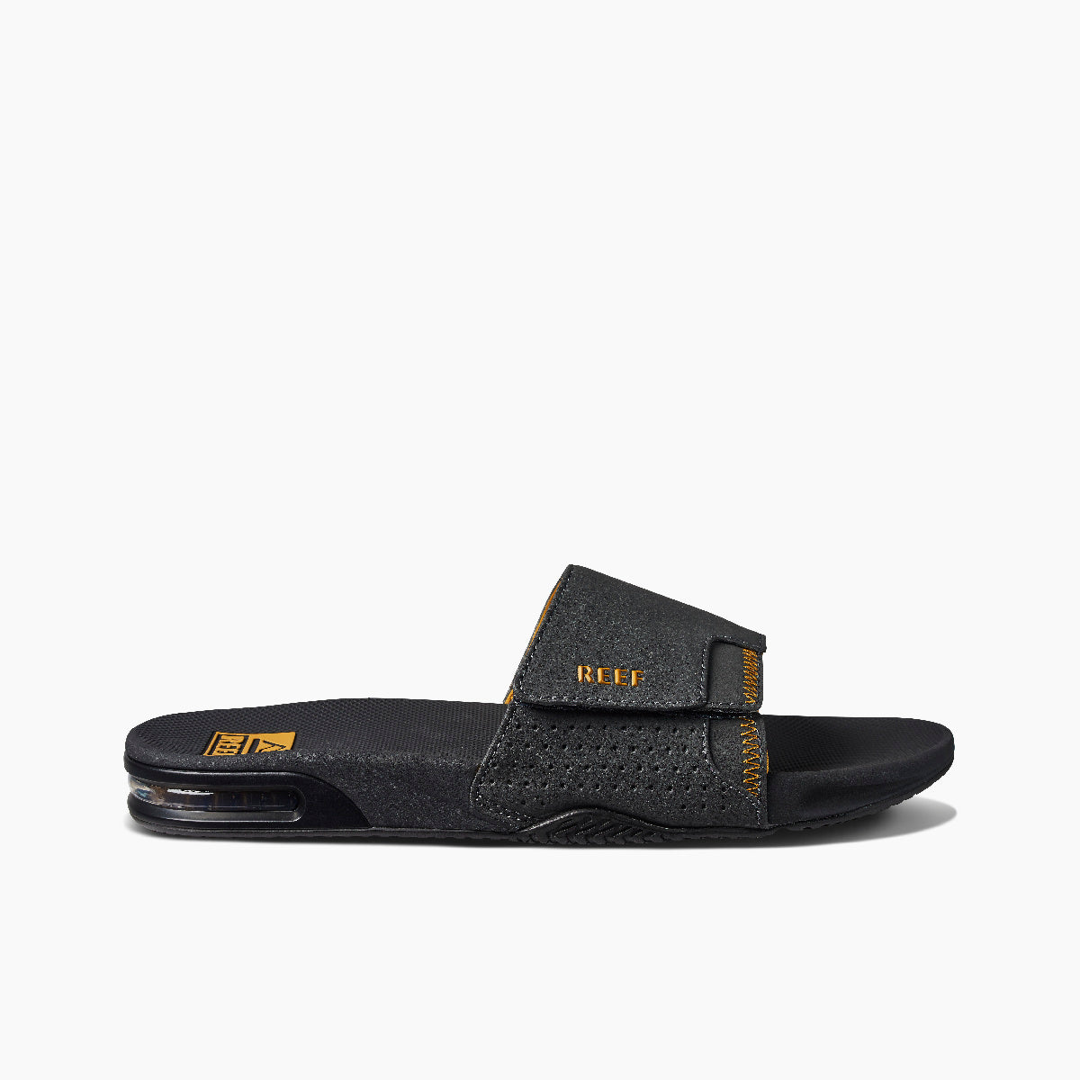 Reef Fanning Slide Men\'s Sandals - Golden Days - Side