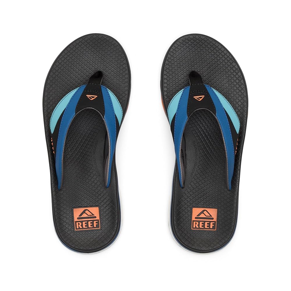 Reef Fanning + Men's Sandals - Blue/Black/Orange