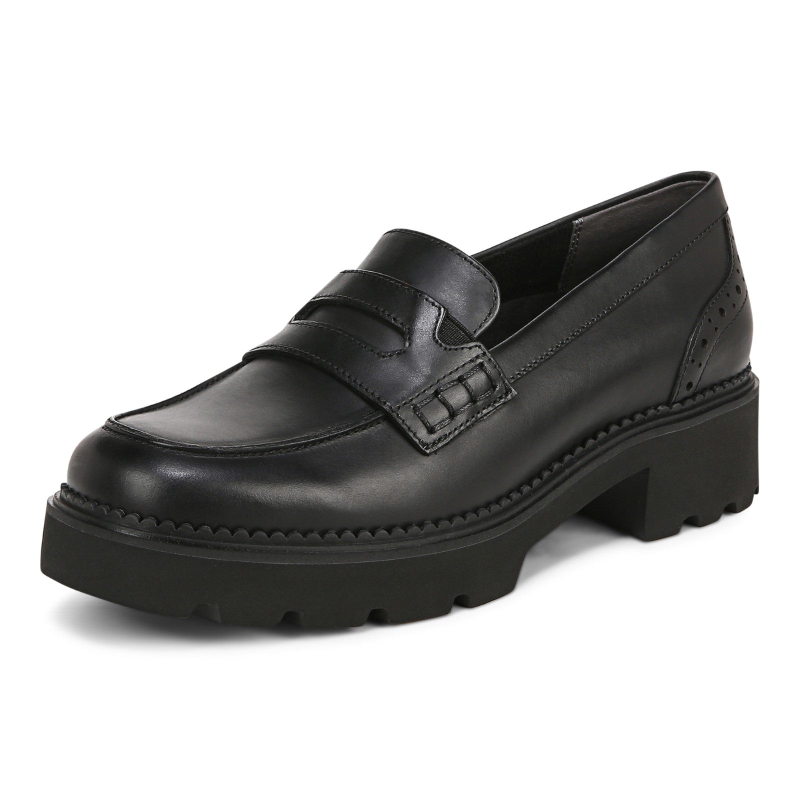Vionic Fillmore womens Slip On/Loafer/Moc Shoe - Black - Left angle