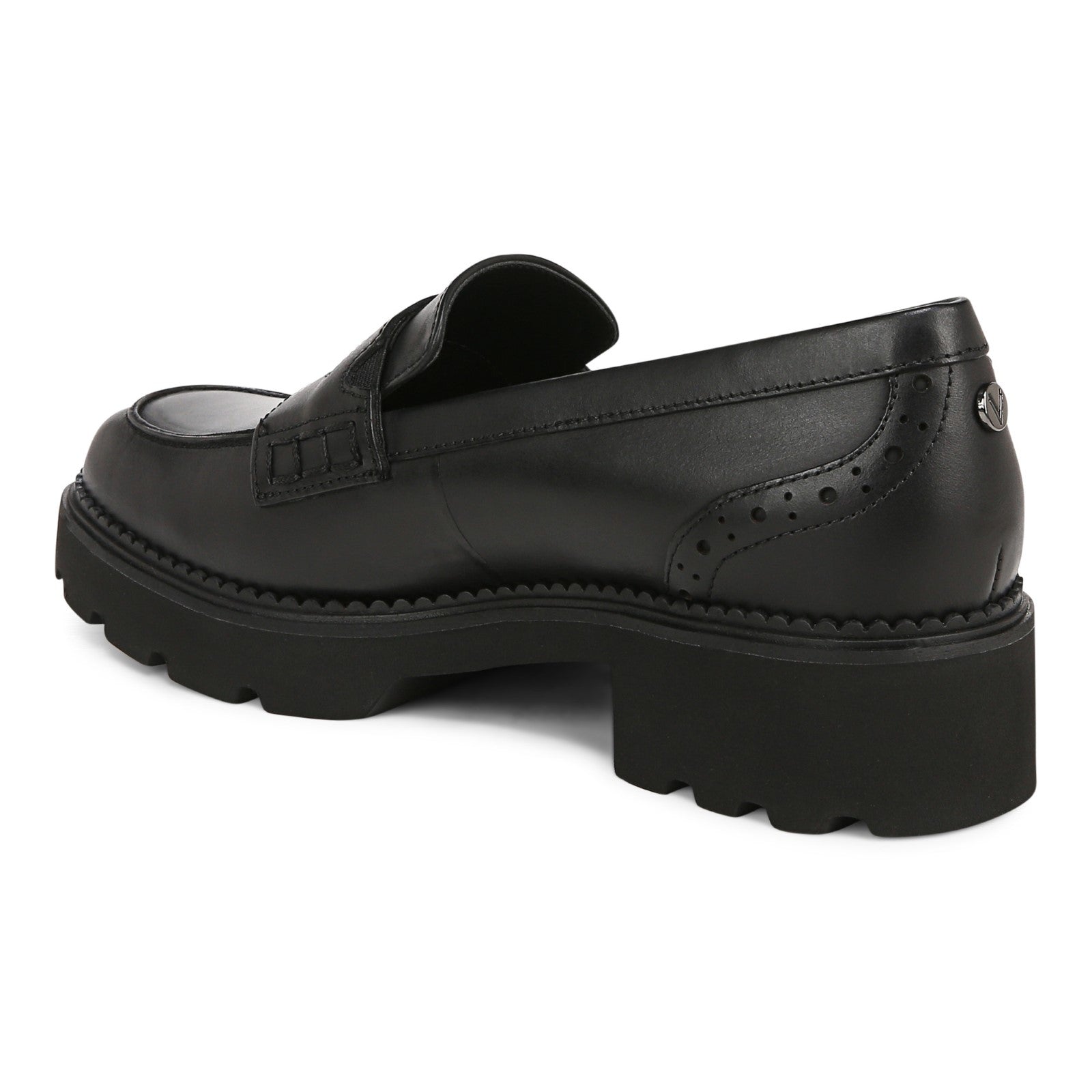 Vionic Fillmore womens Slip On/Loafer/Moc Shoe - Black - Back angle