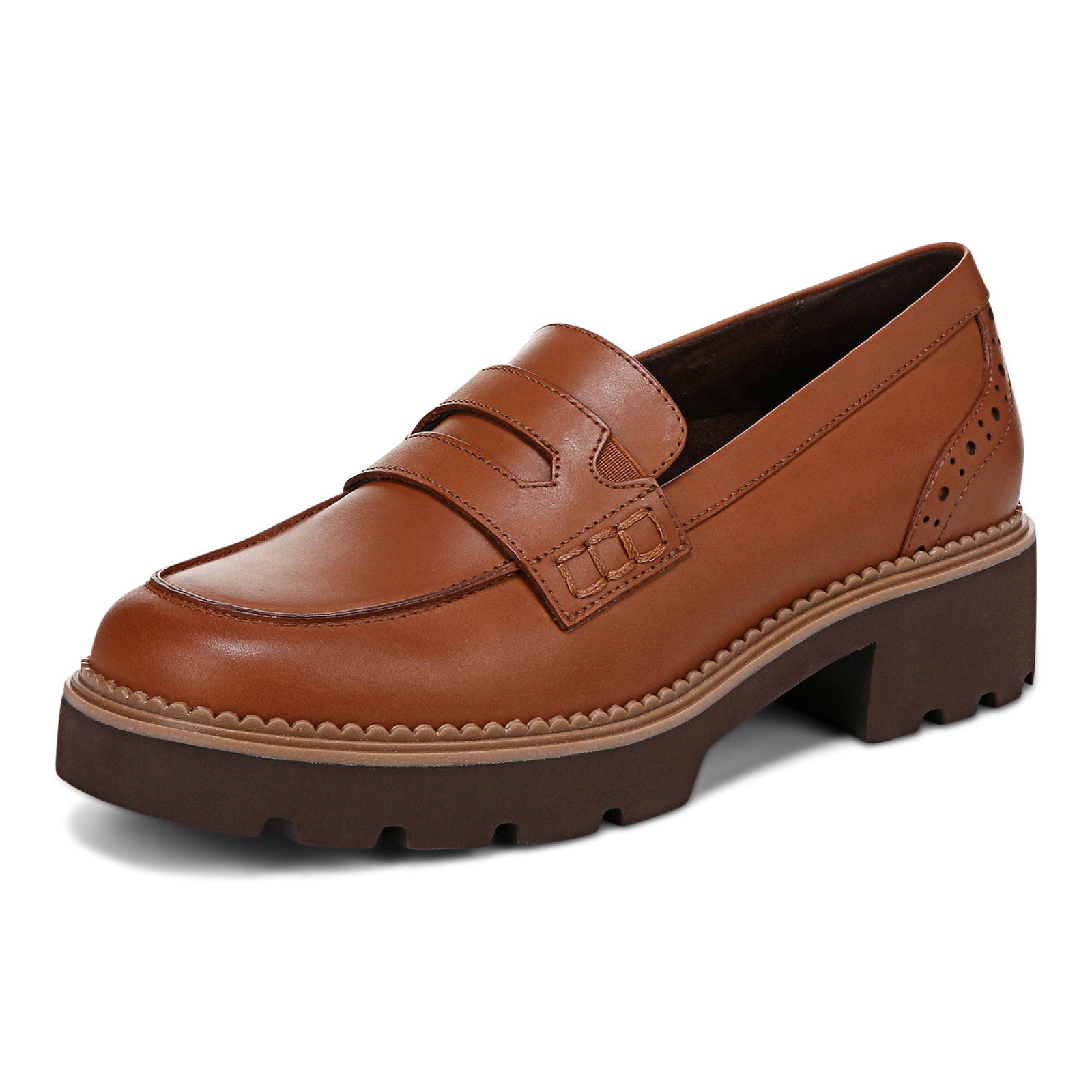 Vionic Fillmore womens Slip On/Loafer/Moc Shoe - Tan - Left angle