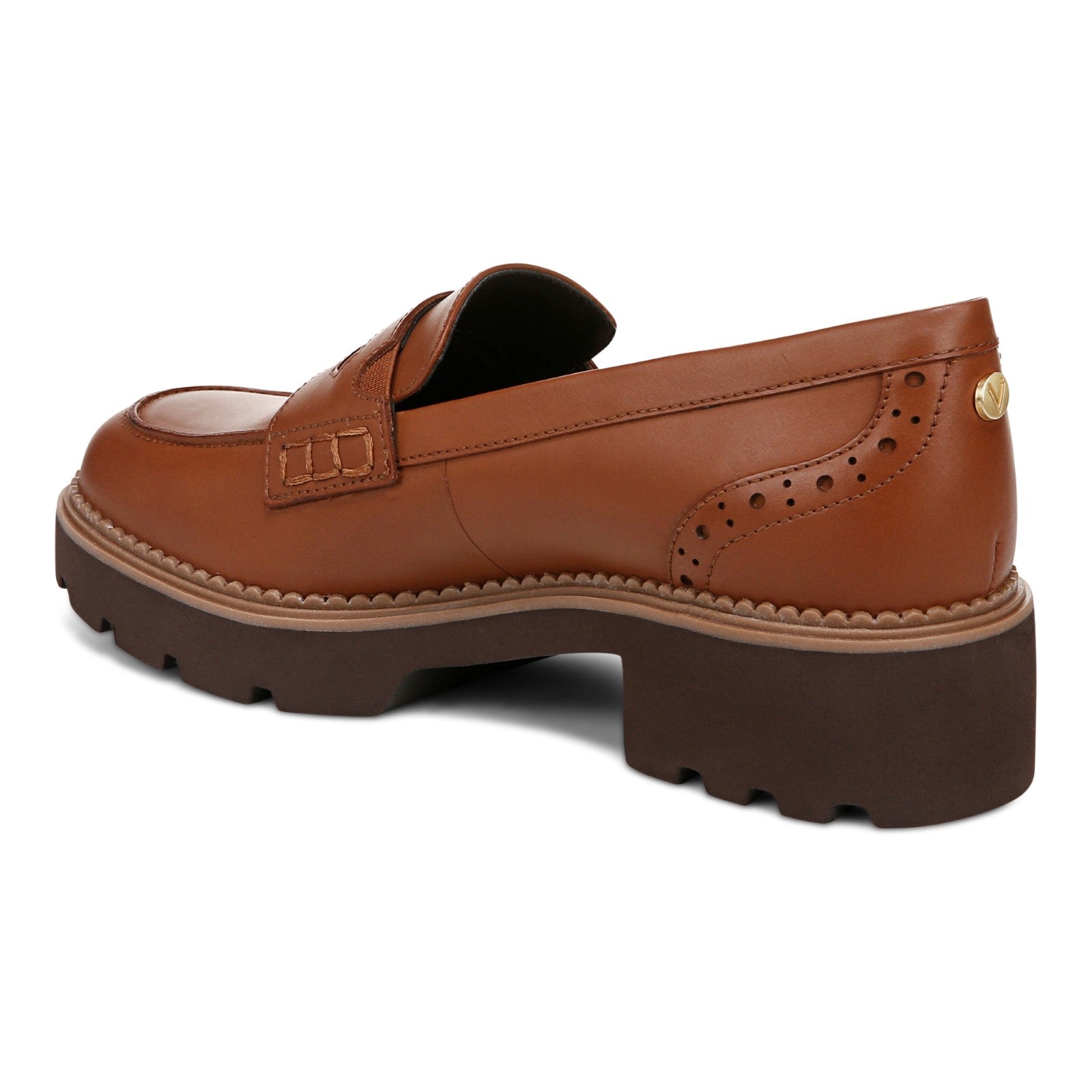 Vionic Fillmore womens Slip On/Loafer/Moc Shoe - Tan - Back angle
