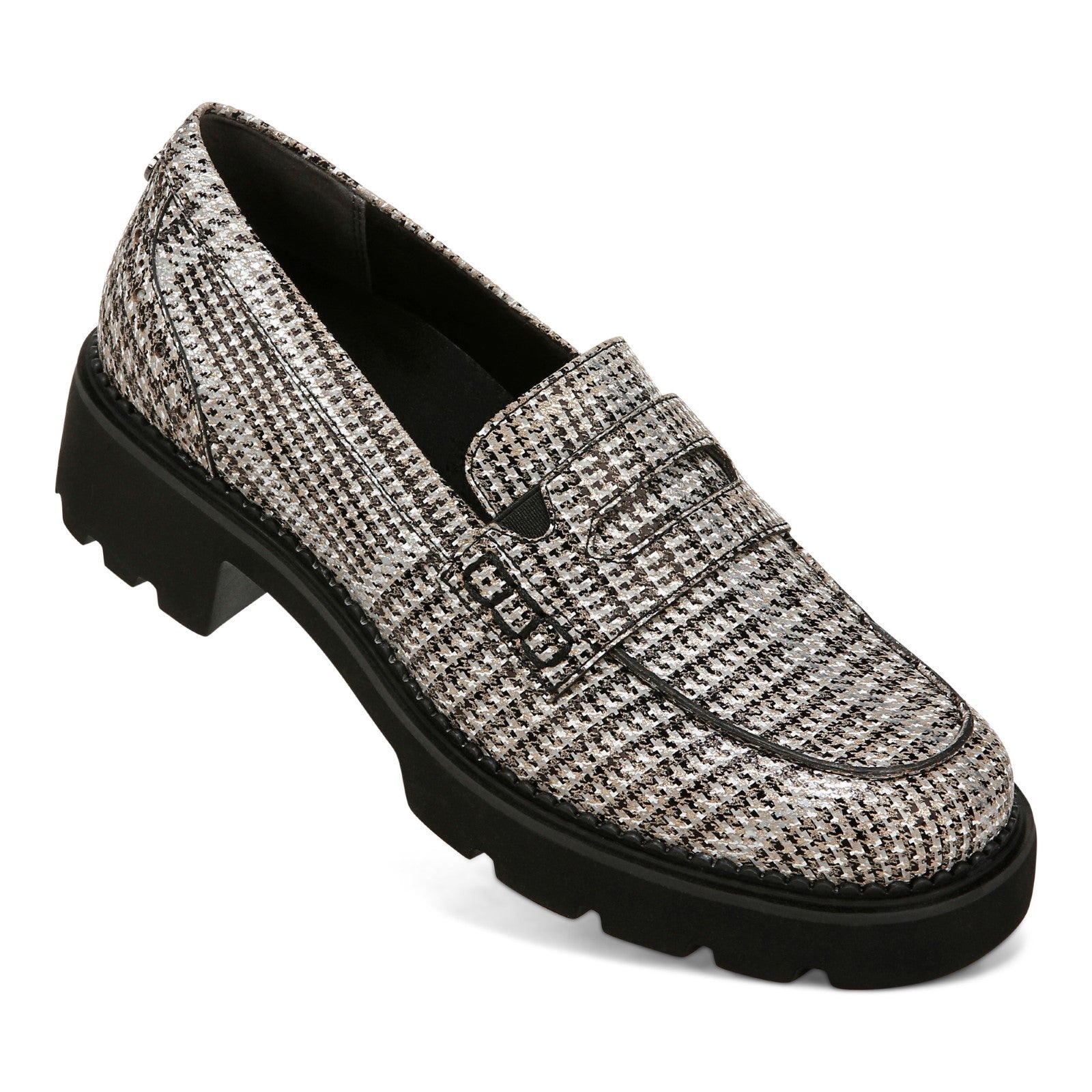 Vionic Fillmore womens Slip On/Loafer/Moc Shoe - Black/white - FILLMORE-J0787L2002-BLACK WHITE-13fl-med