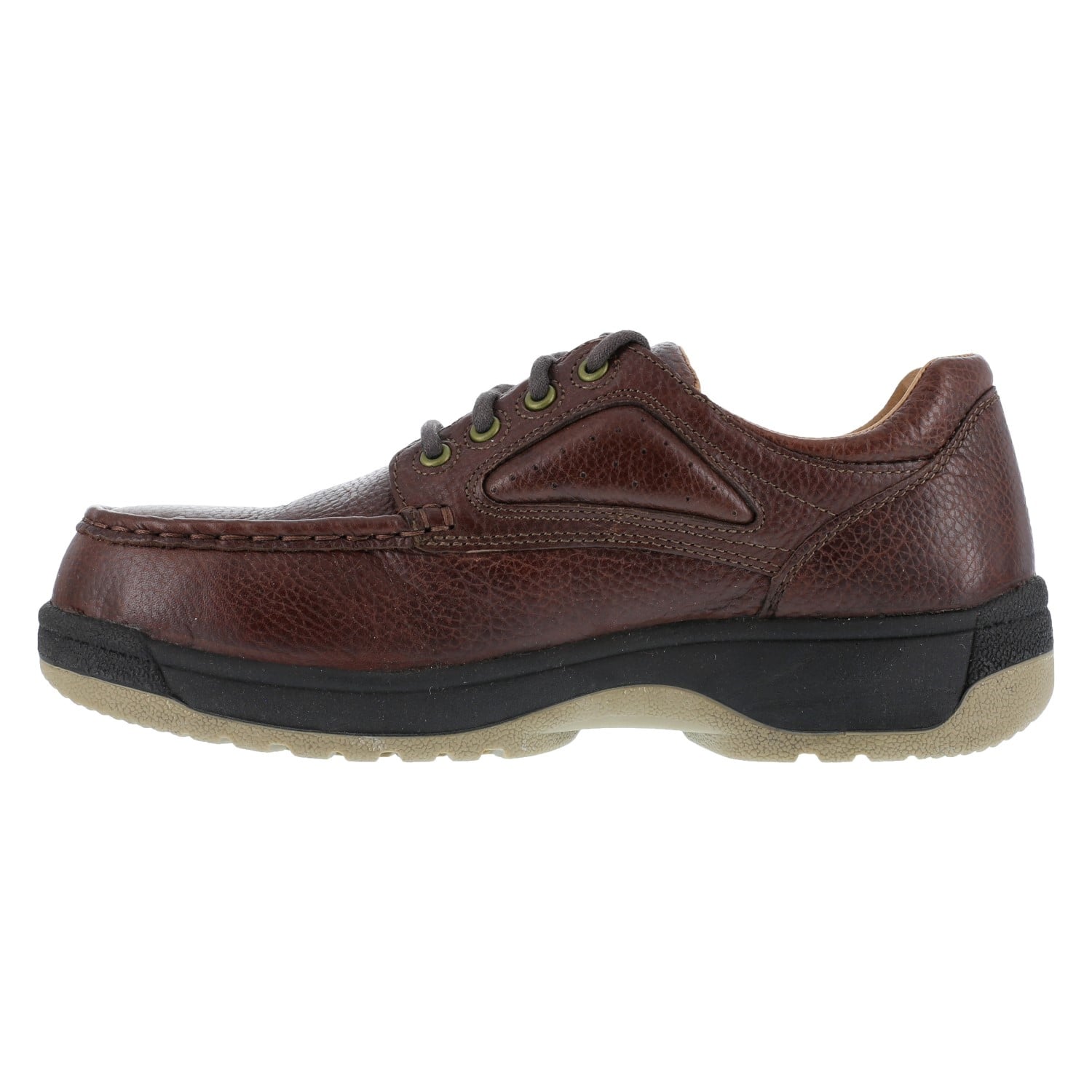Florsheim Work Compadre Men's Composite Toe Dress Lace-up Shoe - Brown - Side View