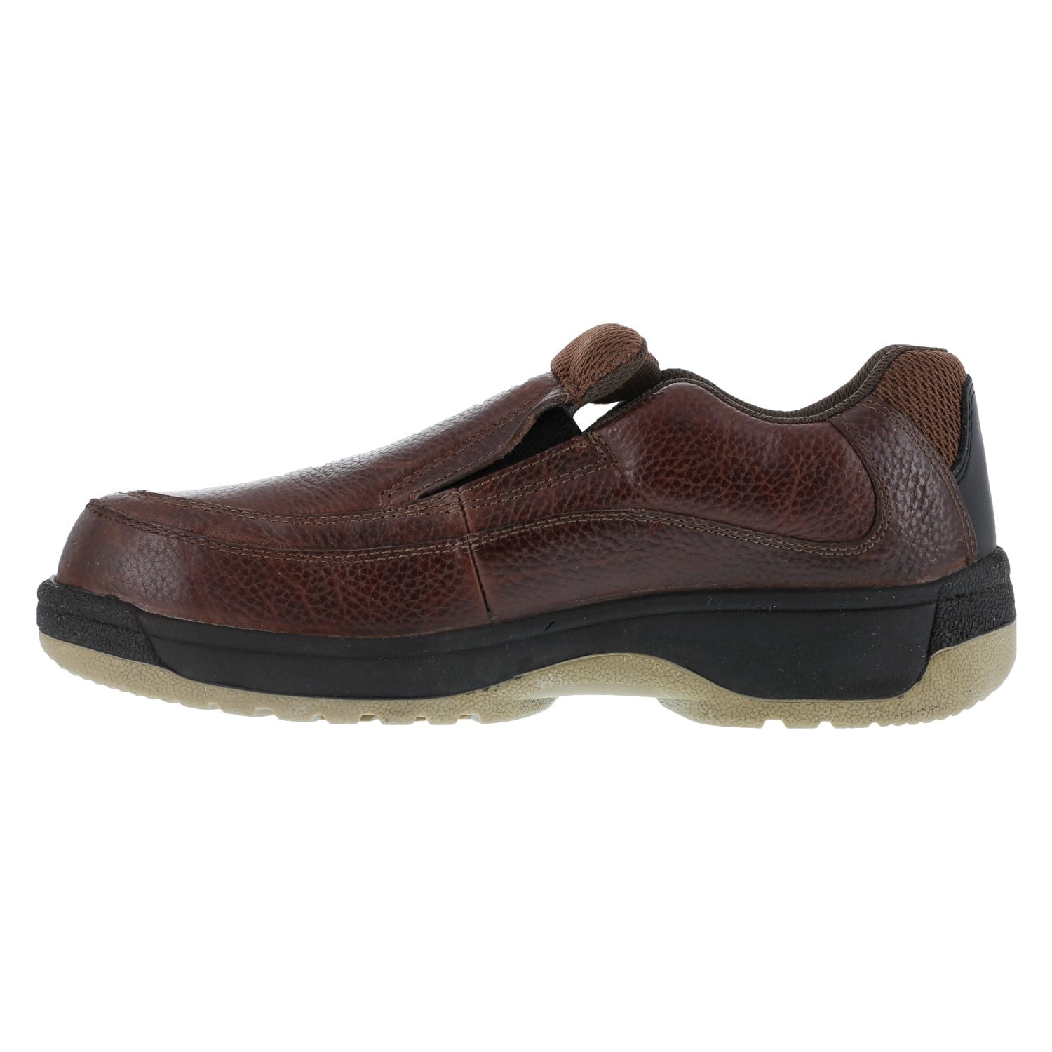 Florsheim Work Lucky Women's Composite Toe Dress Slip-on Shoe - Dark Brown - Side View