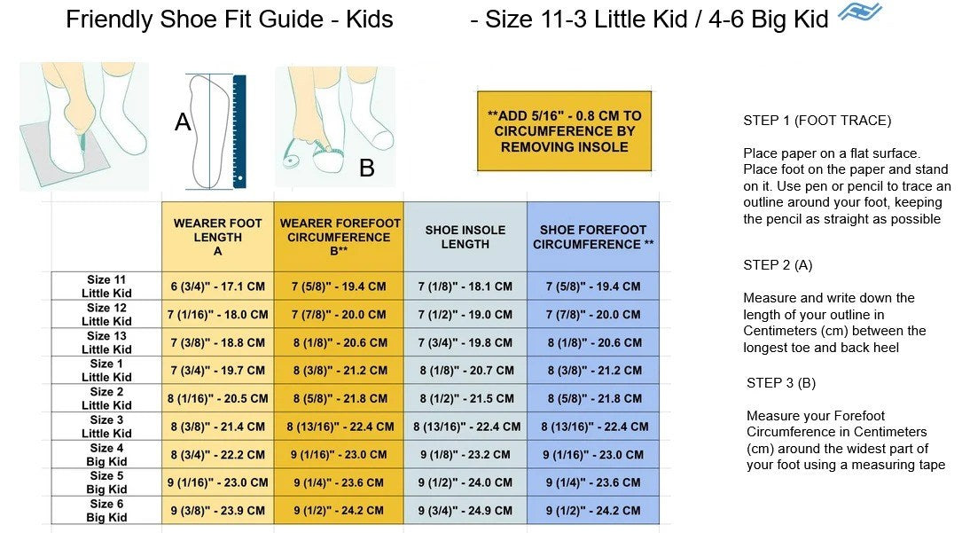 Friendly Shoes Fit Guide for Kids Footwear Lifestyle