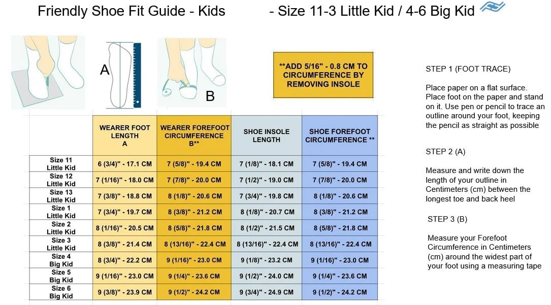 Friendly Shoes Fit Guide for Kids Footwear Lifestyle
