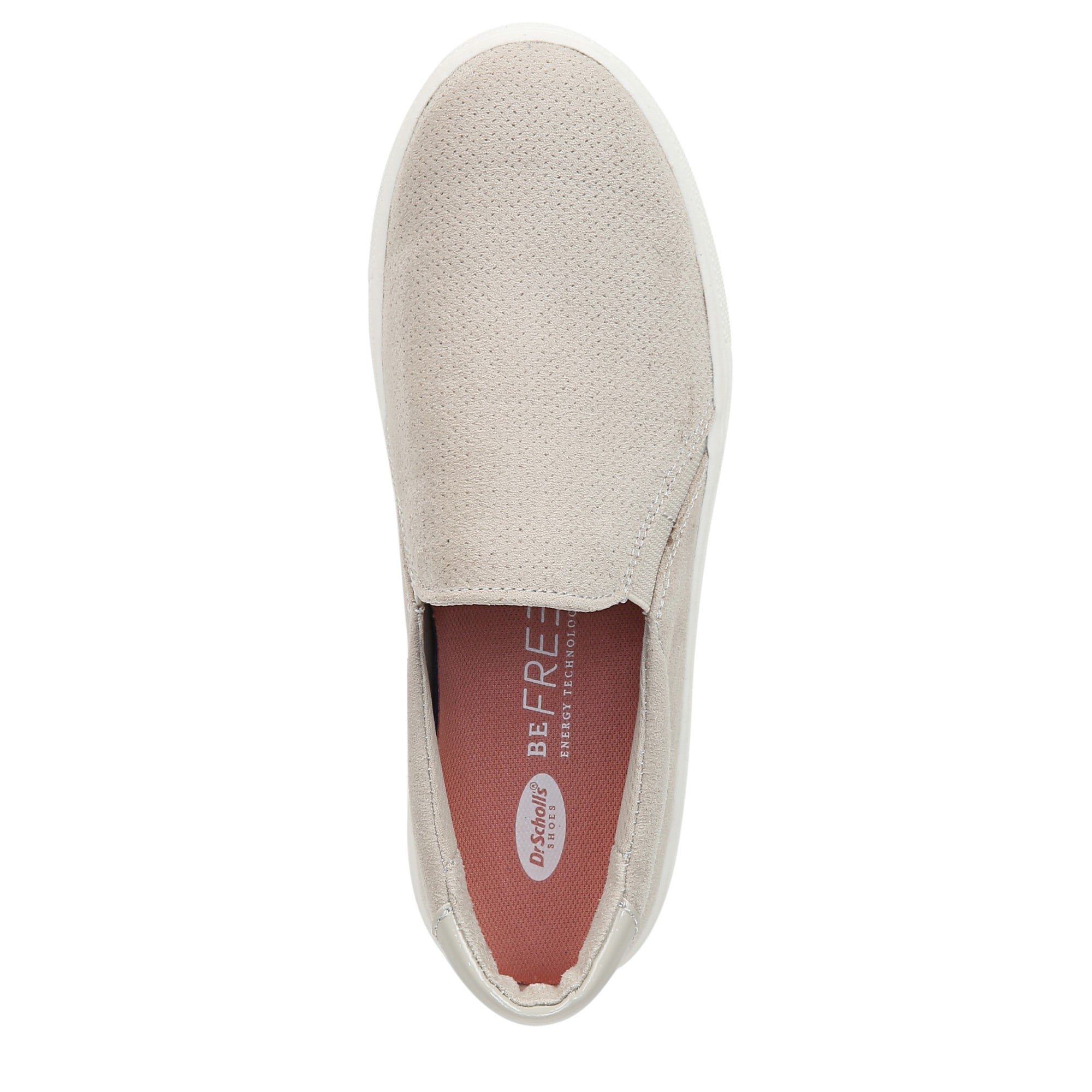 Dr. Scholl's Nova Women's Slip-On Sneaker - Oyster Grey Fabric - Top