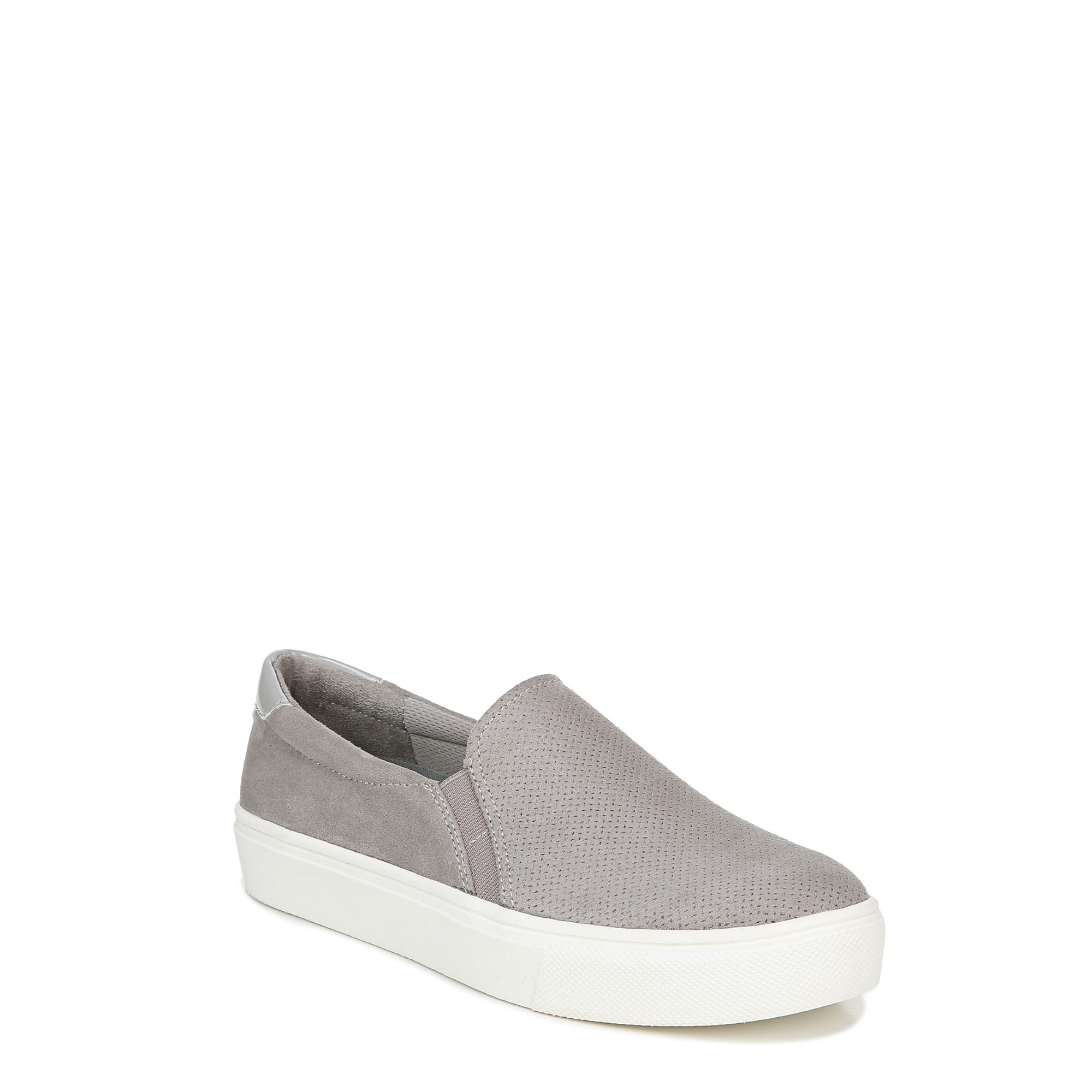 Dr. Scholl's Nova Women's Slip-On Sneaker - Soft Grey Fabric - Angle main