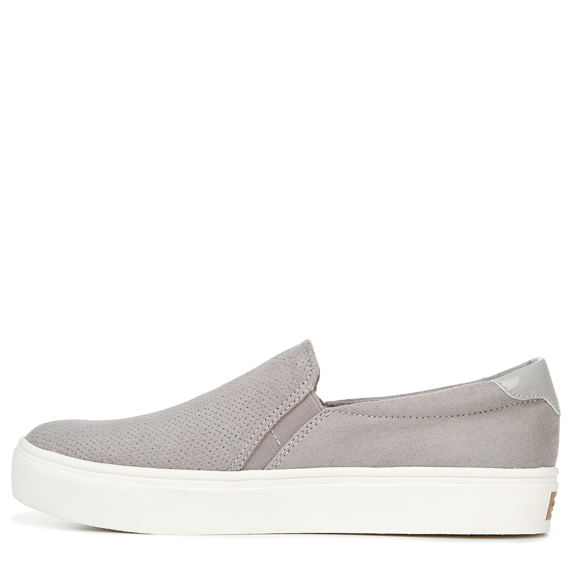Dr. Scholl's Nova Women's Slip-On Sneaker - Soft Grey Fabric - Left Side