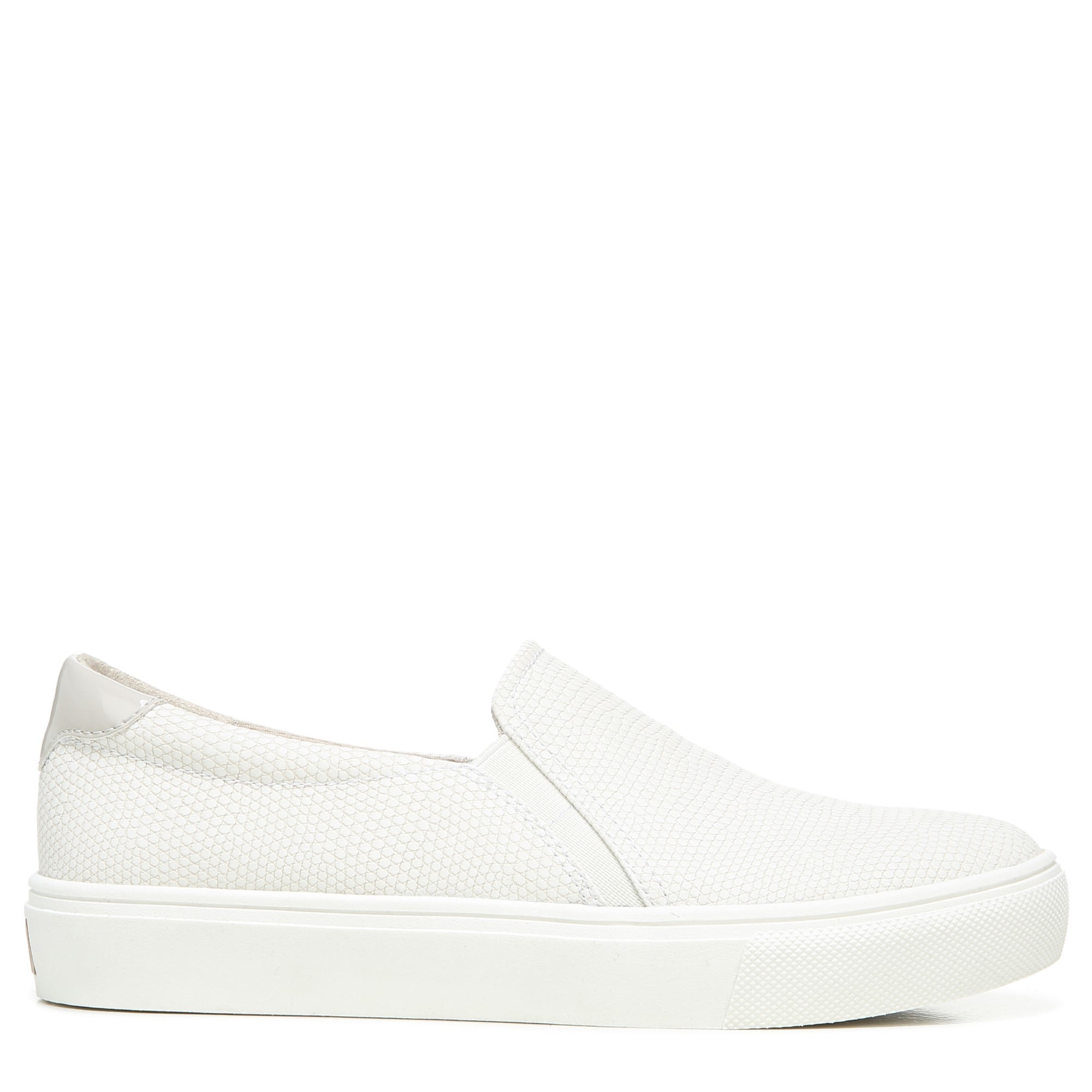 Dr. Scholl's Nova Women's Slip-On Sneaker - White Snake Synthetic - Right side