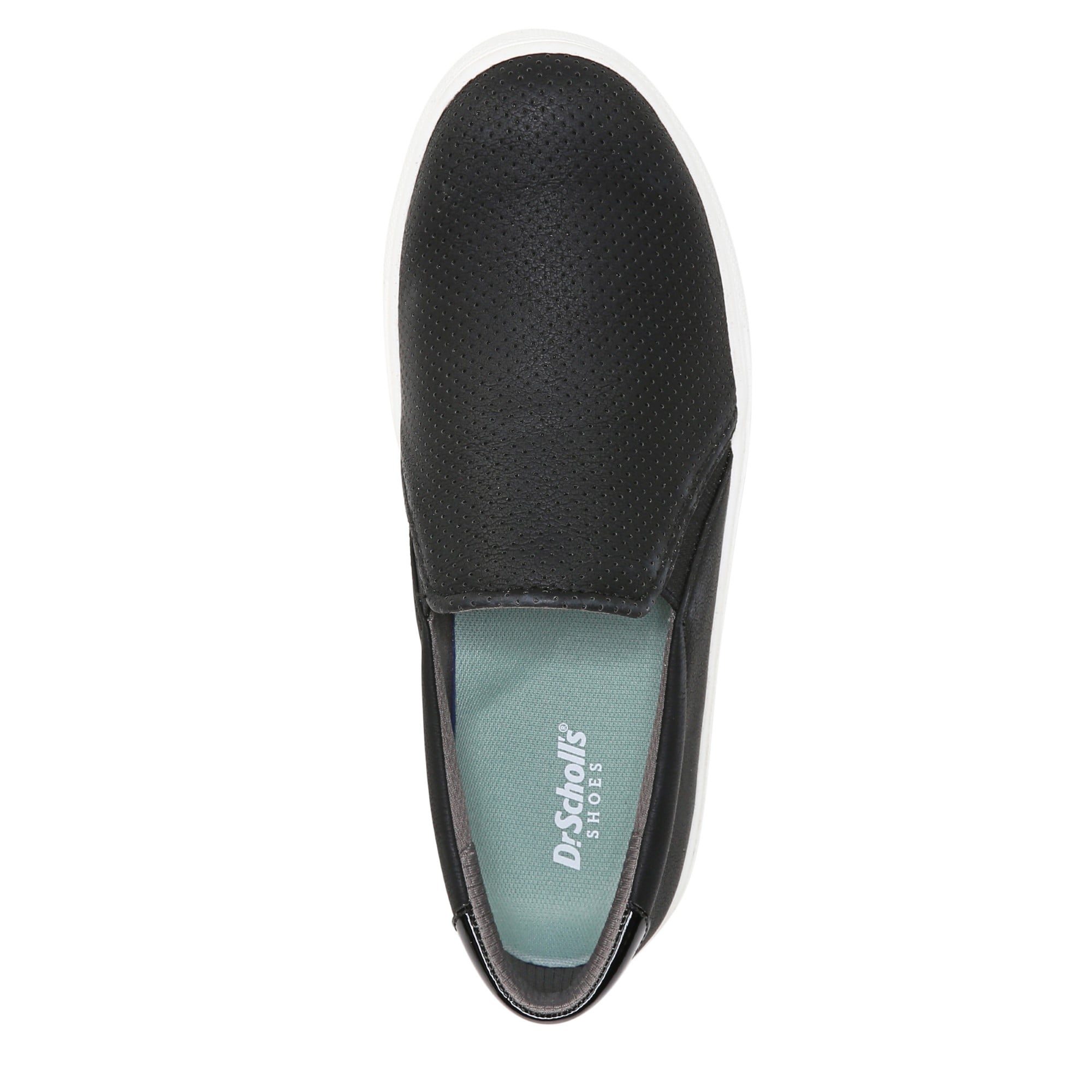 Dr. Scholl's Nova Women's Slip-On Sneaker - Black Faux Leather - Top