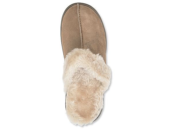 Spenco Slipper - Women's Supreme Slide - Taupe Suede