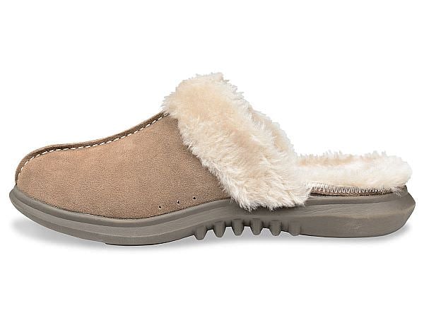 Spenco Slipper - Women's Supreme Slide - Taupe Suede