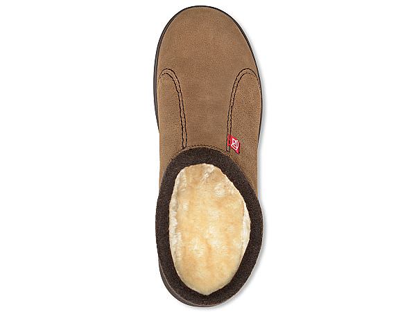 Spenco Slipper - Men's Supreme Slide Suede - Warm Brown