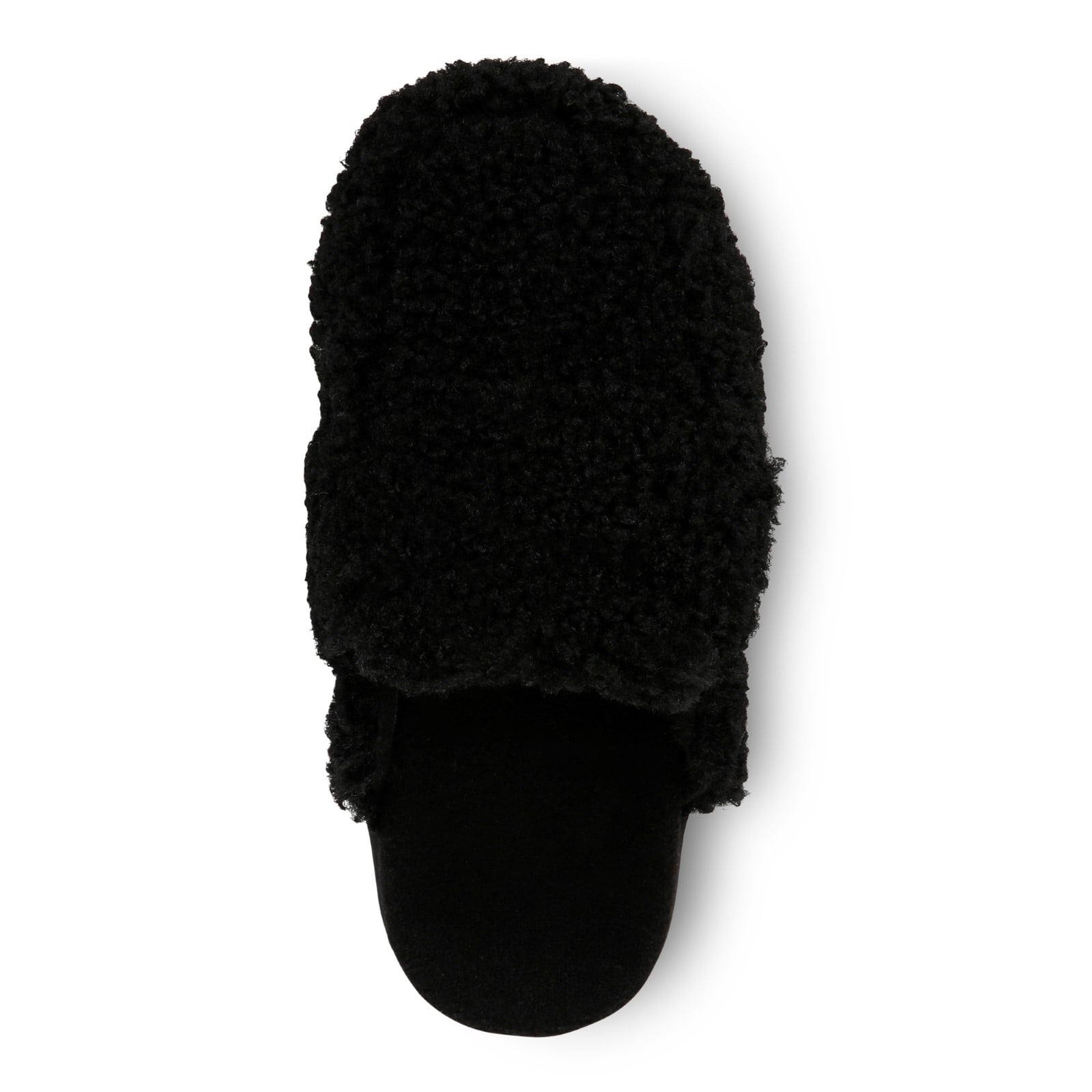 Vionic Gemma Ii womens Mule/Clog Slipper - Black Shearling - Top