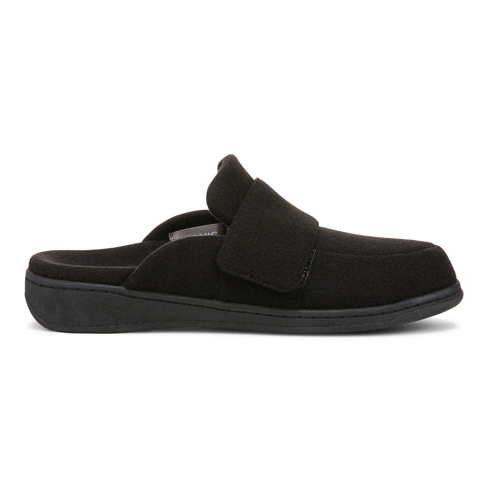 Vionic Gemma II Women's Mule/Clog Slipper - Black Flannel - Right side