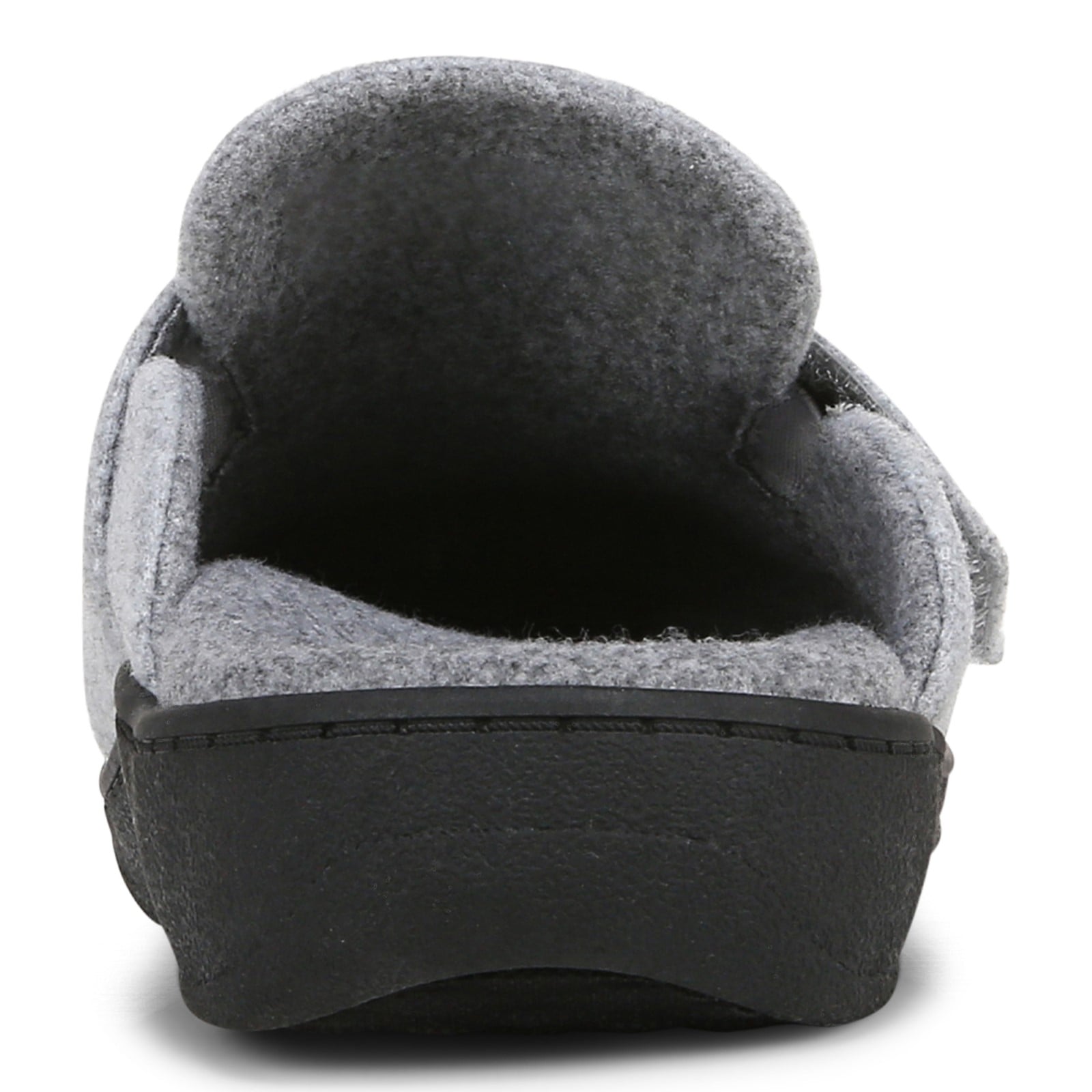 Vionic Gemma Ii womens Mule/Clog Slipper - Light Grey Flannel - Back