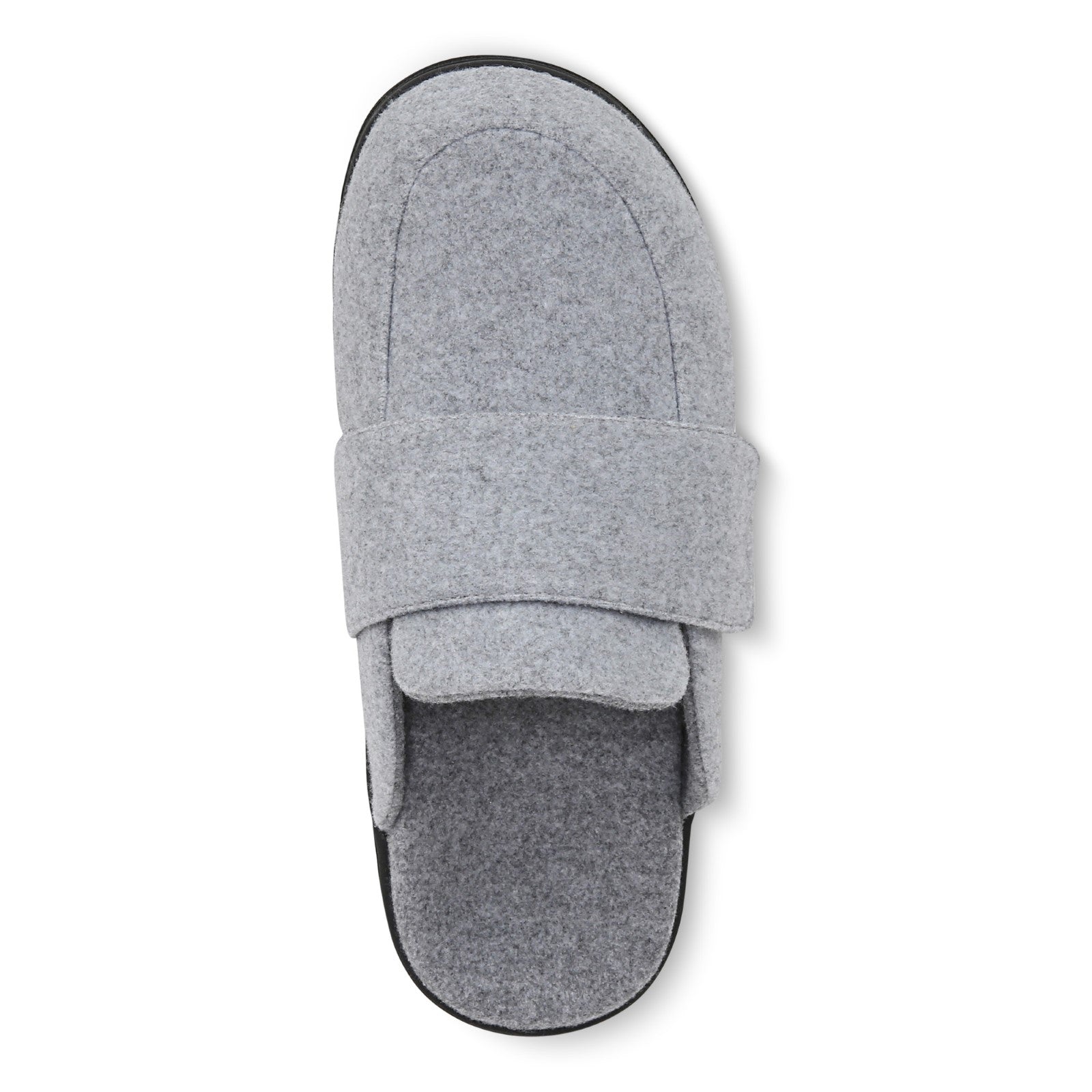 Vionic Gemma Ii womens Mule/Clog Slipper - Light Grey Flannel - Top