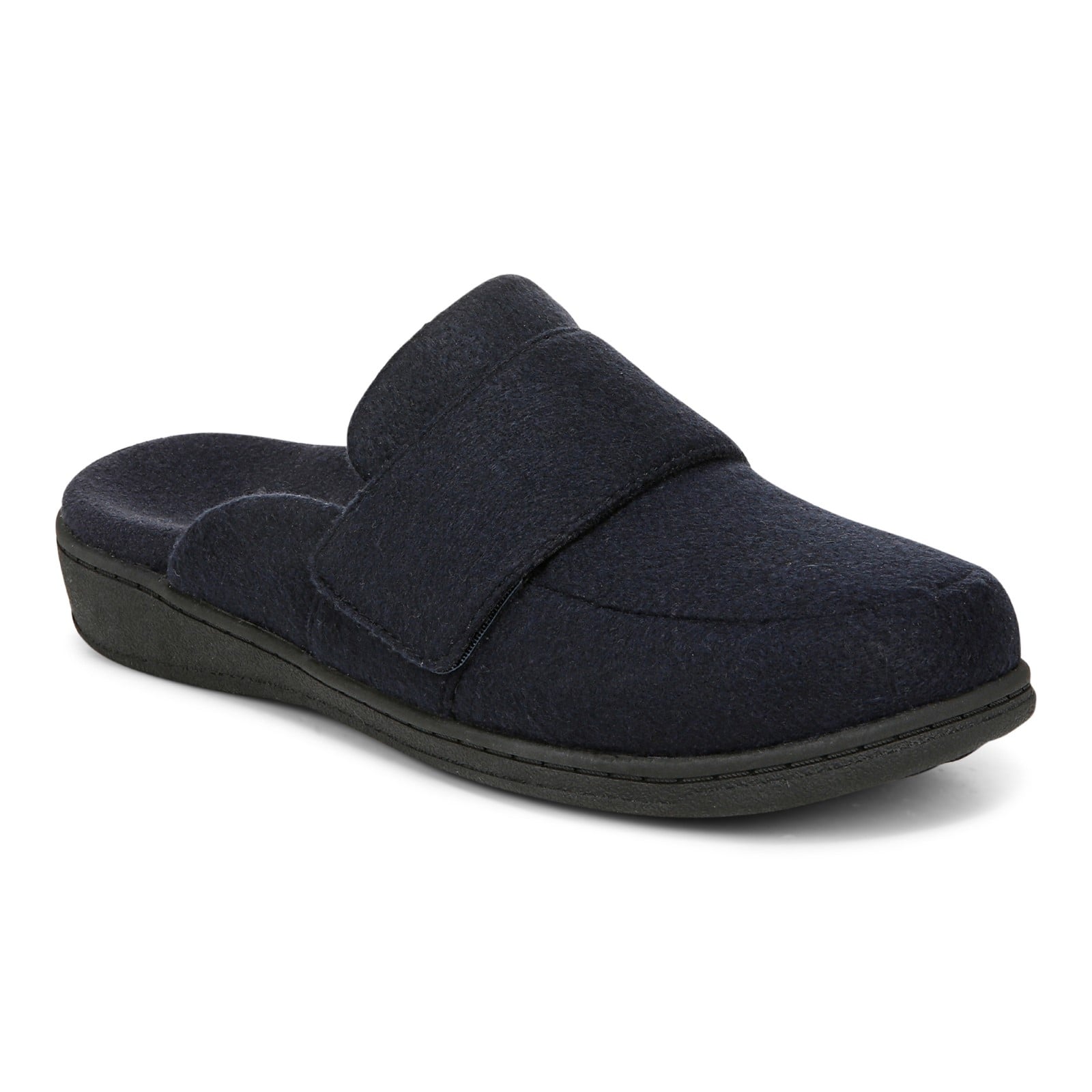 Vionic Gemma Ii womens Mule/Clog Slipper - Navy Wool - Angle main