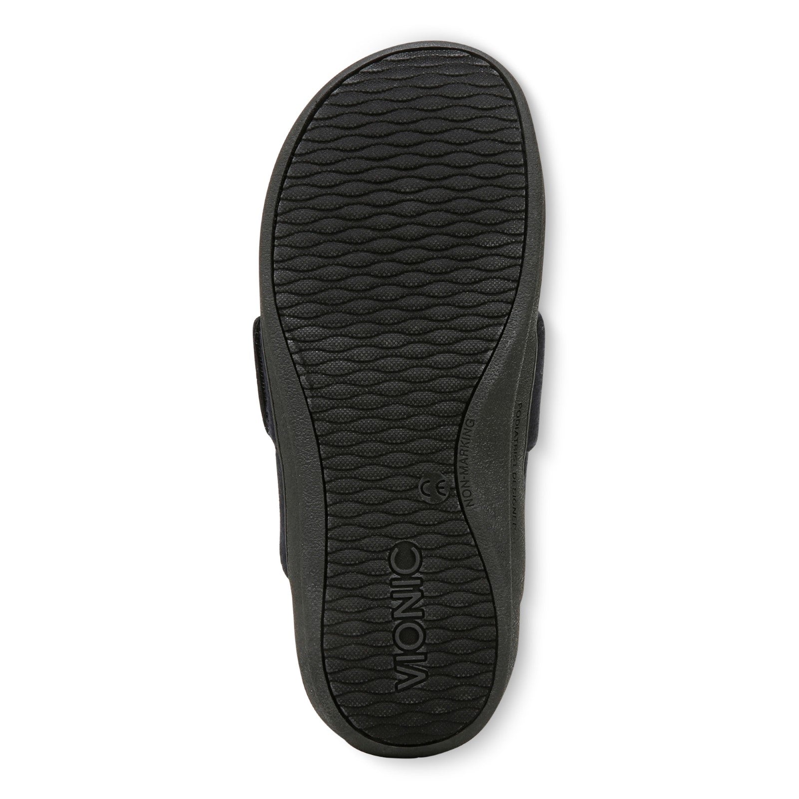 Vionic Gemma Ii womens Mule/Clog Slipper - Navy Wool - Bottom