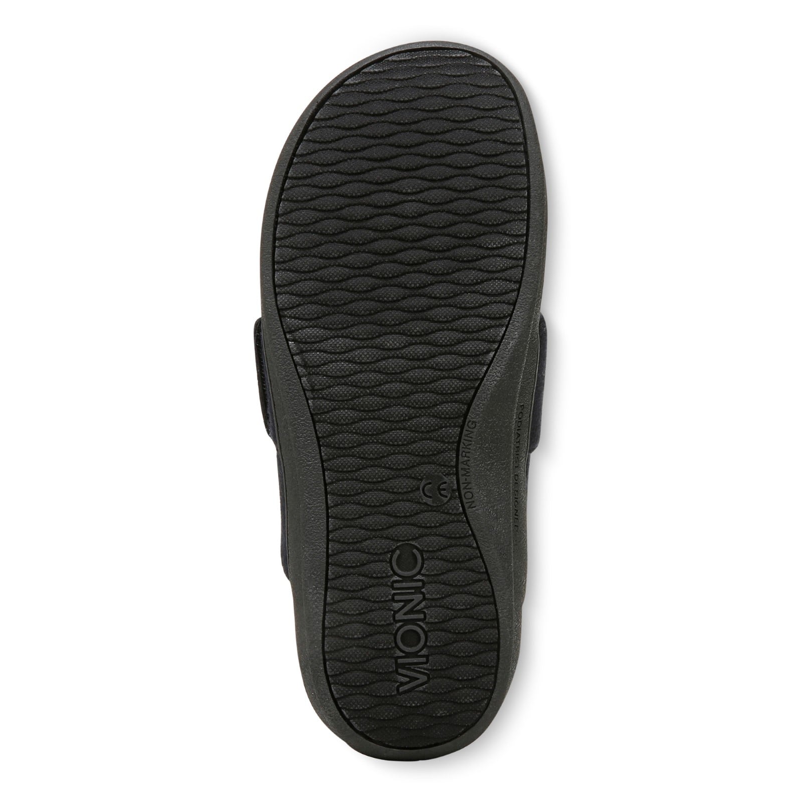 Vionic Gemma Ii womens Mule/Clog Slipper - Navy Wool - Bottom