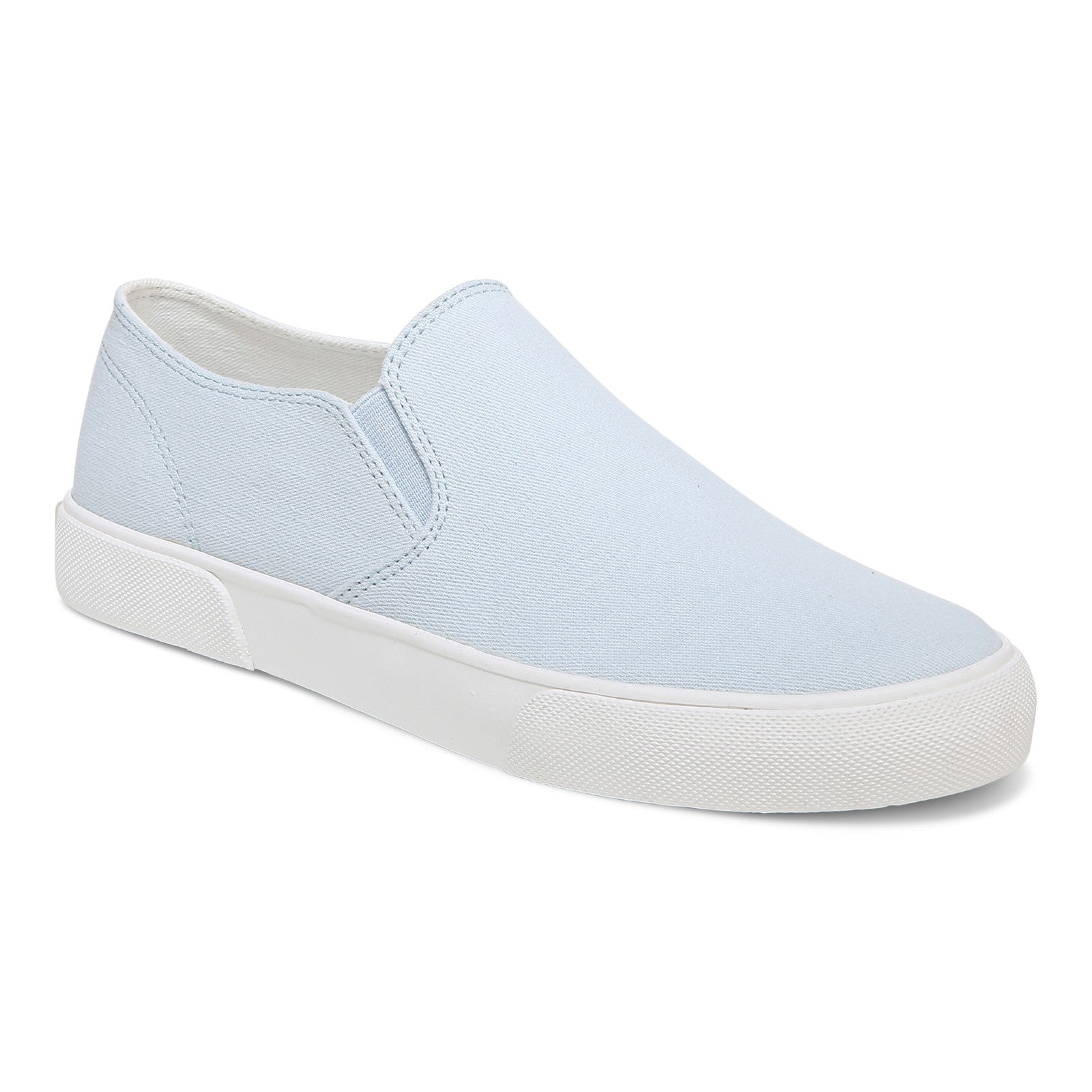 Vionic Groove Women's Slip On Casual Canvas Comfort Shoe - Ballad Blue Canvas - Angle main