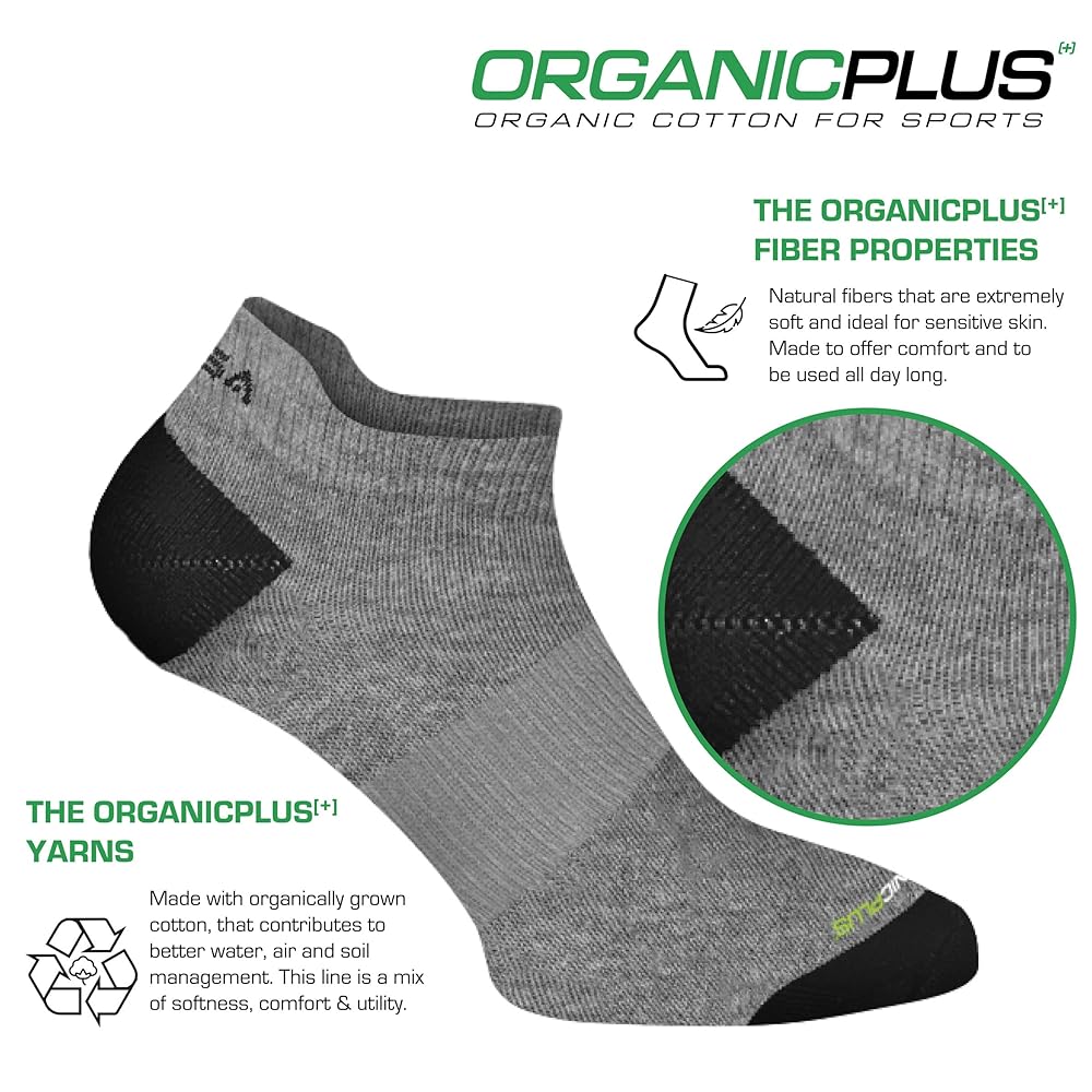 GSA OrganicPlus+ Low Cut Ultralight Men's Socks - Multipack