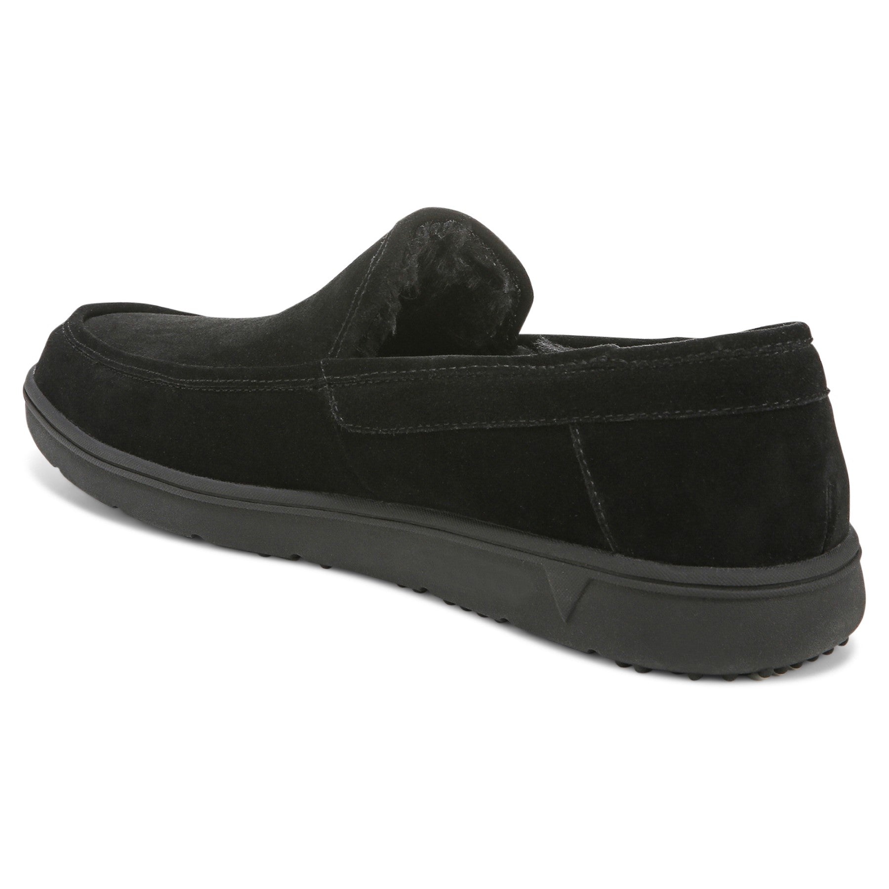 Vionic Gustavo Mens Slipper Casual - Black - Back angle