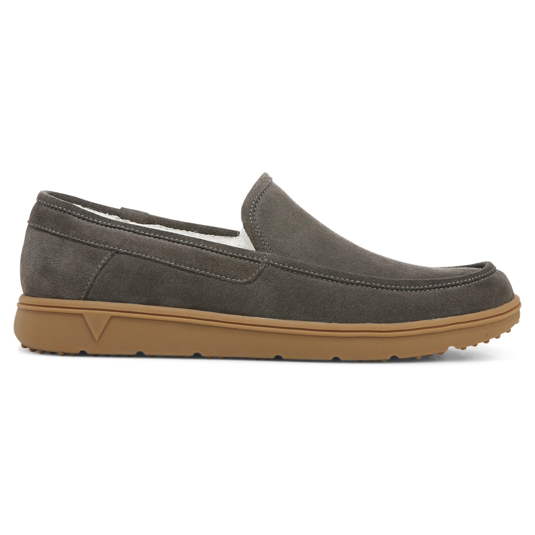 Vionic Gustavo Mens Slipper Casual - Greige - Right side