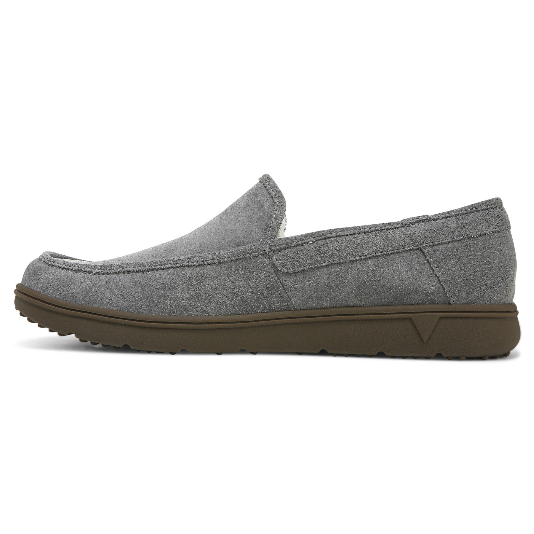 Vionic Gustavo Mens Slipper Casual - Charcoal - Left Side