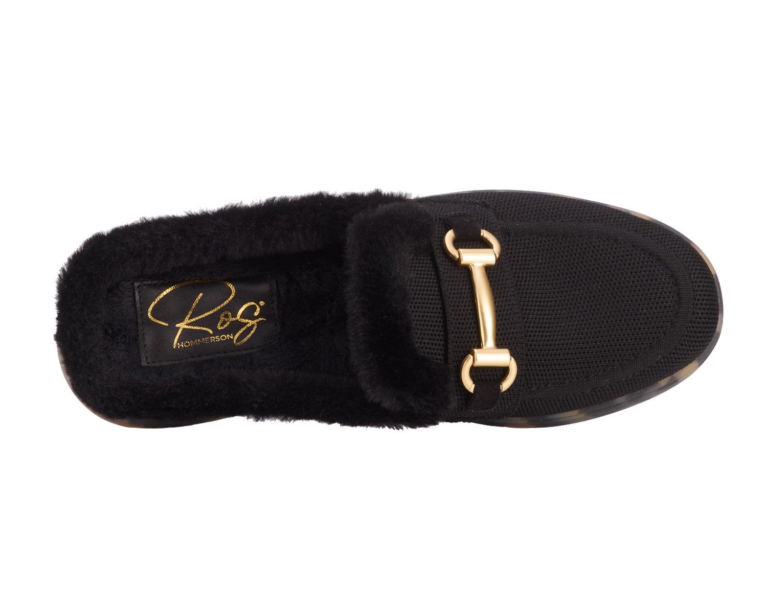 Ros Hommerson Gigi - Black Knit - Sole View