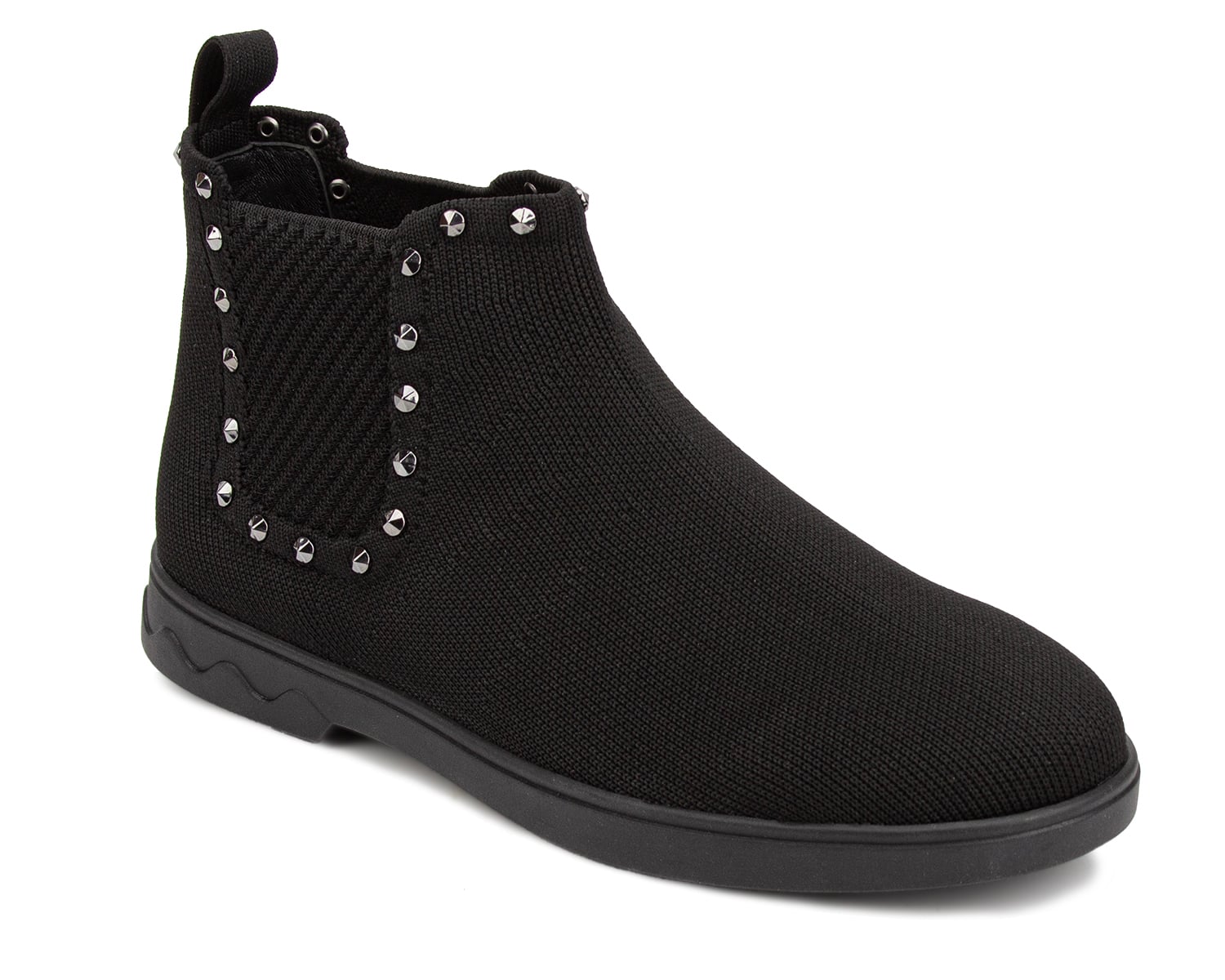 Black Knit Studs