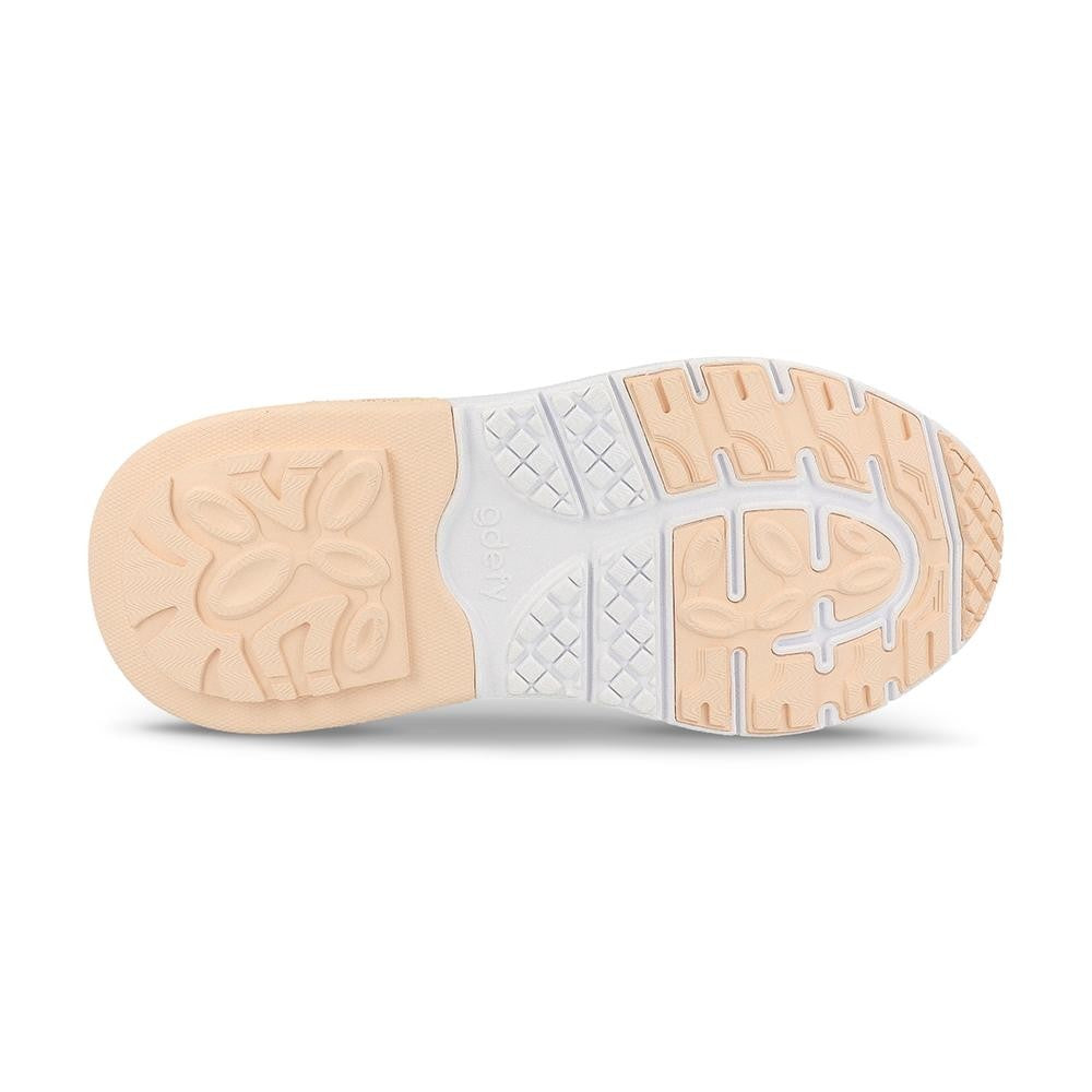 Gravity Defyer Women's GDEFY Mighty Walk Athletic Shoes - Blue/Beige - bottom view
