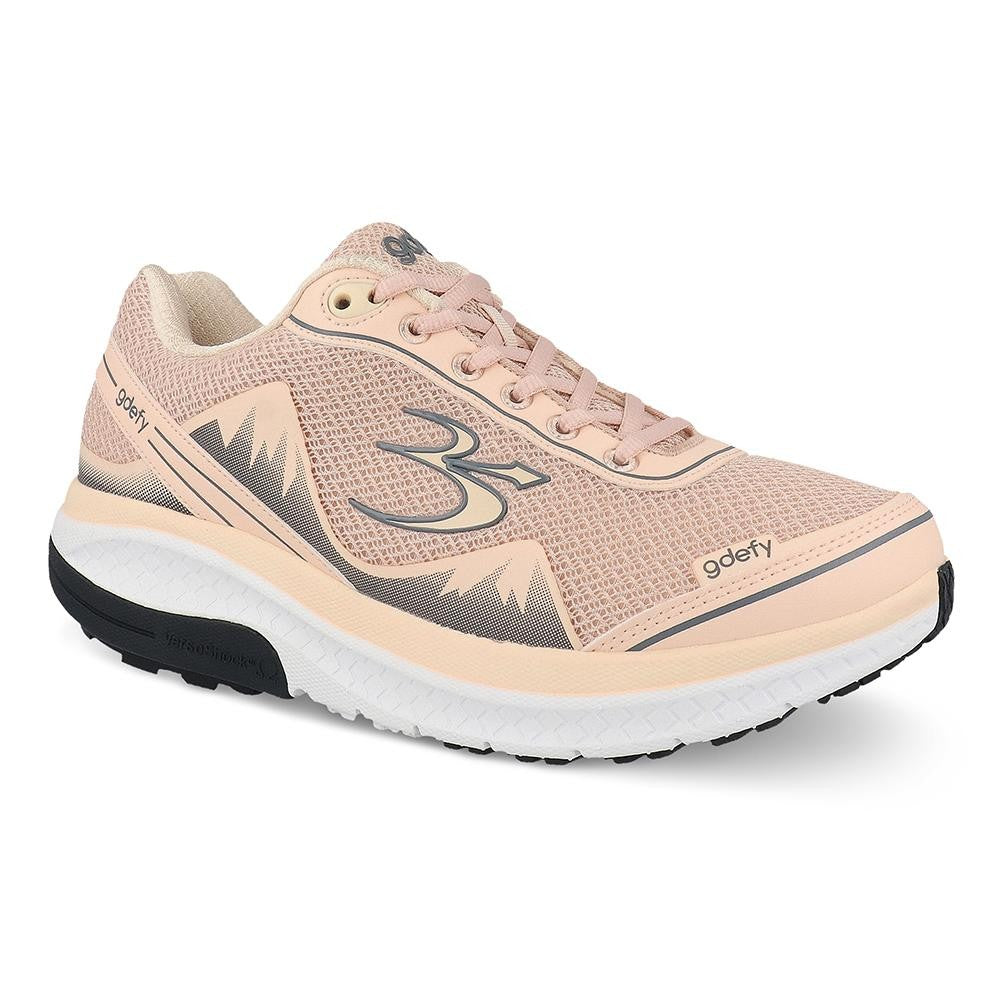 Gravity Defyer Women's GDEFY Mighty Walk Athletic Shoes - Peach - angle main 2