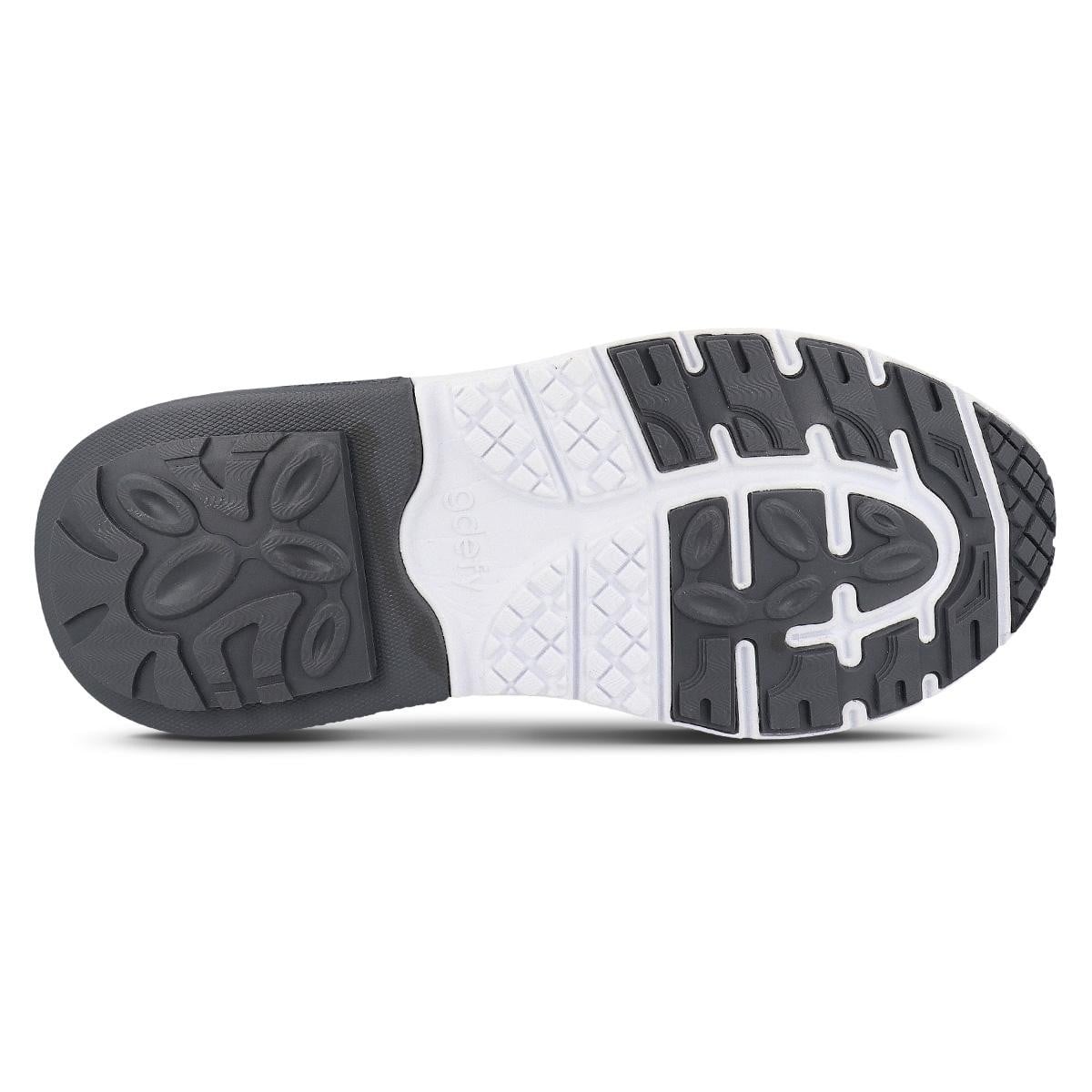 Gravity Defyer Men's GDEFY Mighty Walk Athletic Shoes - Gray/Gray - bottom view