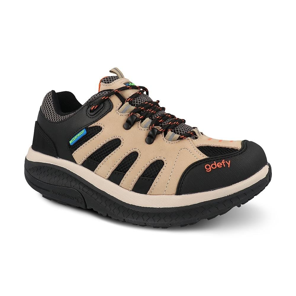 Gravity Defyer Women's GDEFY Radius Hiking Shoes - Gray - angle main