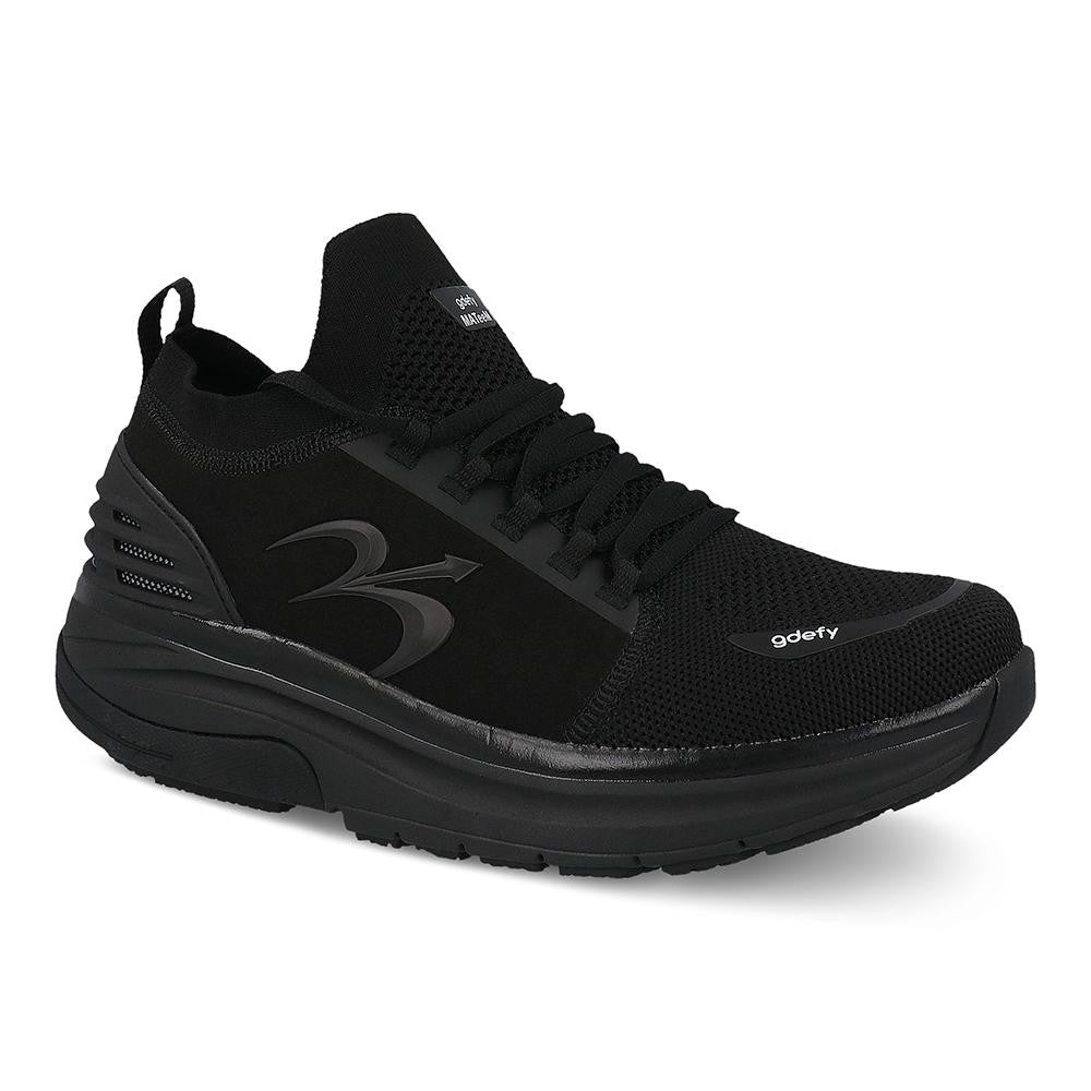 Gravity Defyer Men's GDEFY MATeeM Athletic Shoes - Black - angle main 2