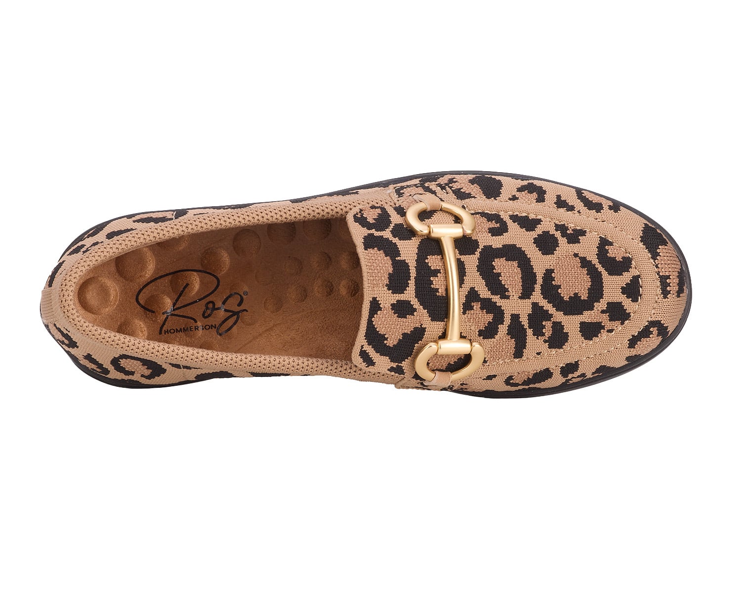 Ros Hommerson Gwyneth - Leopard Knit - Sole View