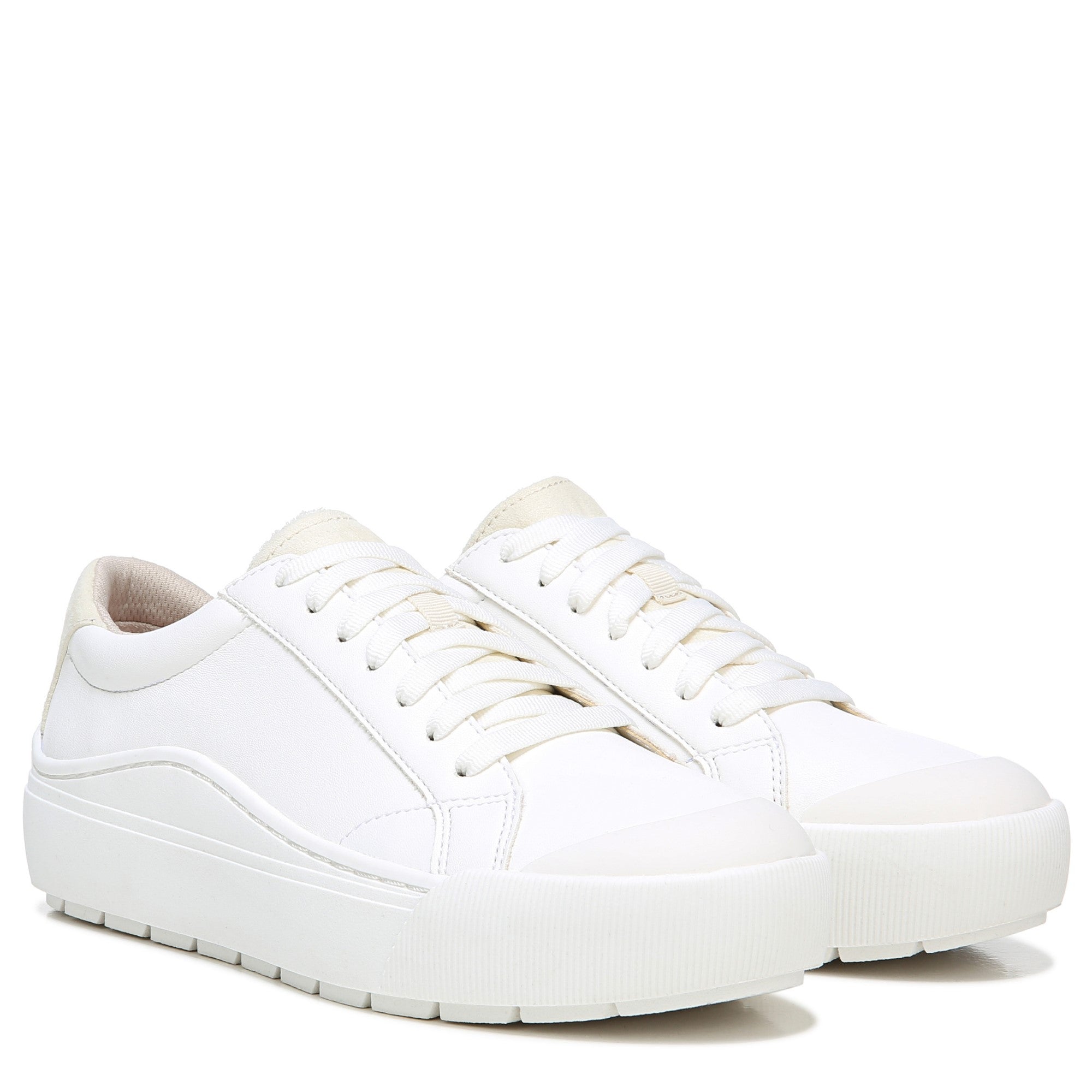 Dr. Scholl's Time Off Women's Comfort Sneakers - White Synthetic - Pair