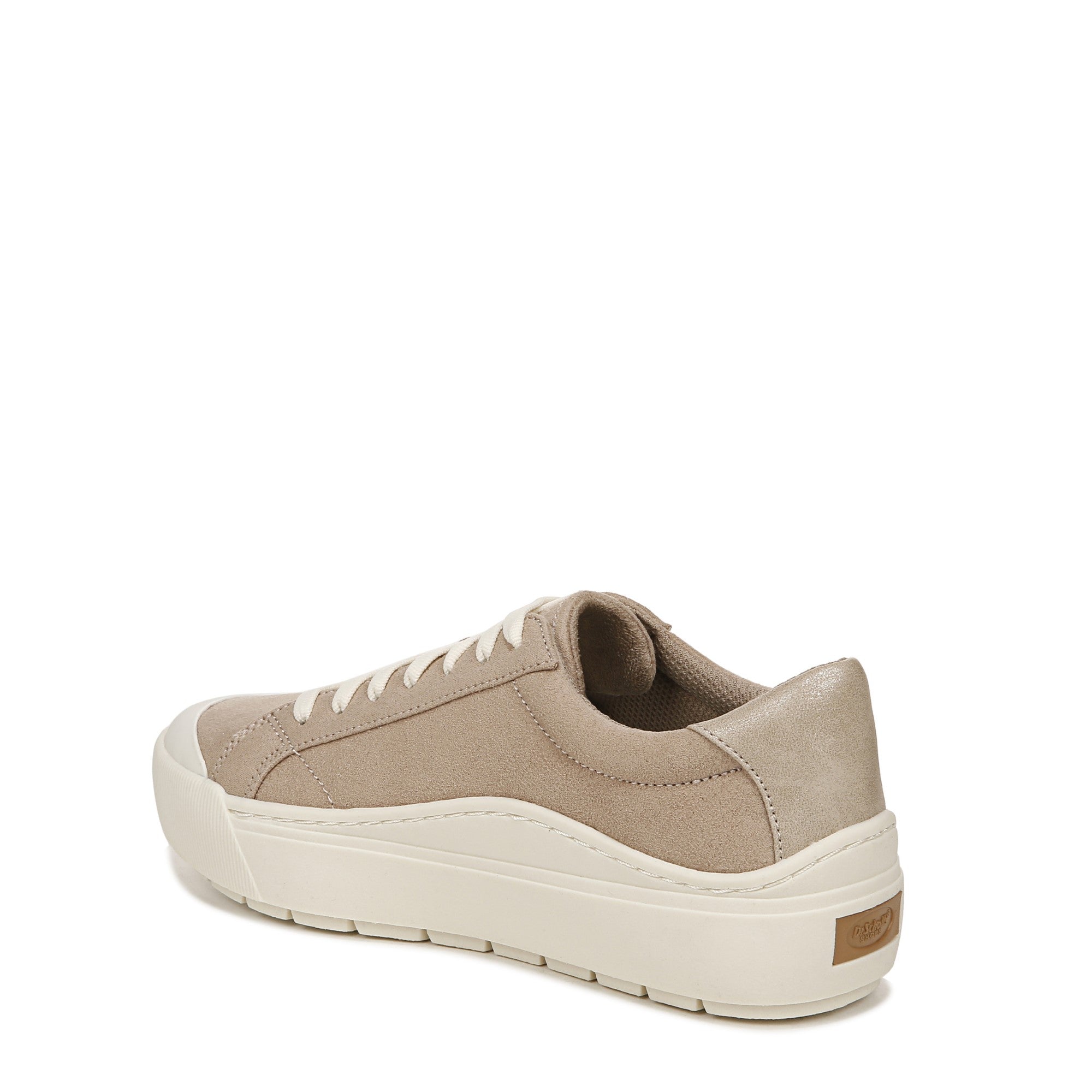 Dr. Scholl's Time Off Women's Comfort Sneakers - Taupe Fabric - Swatch