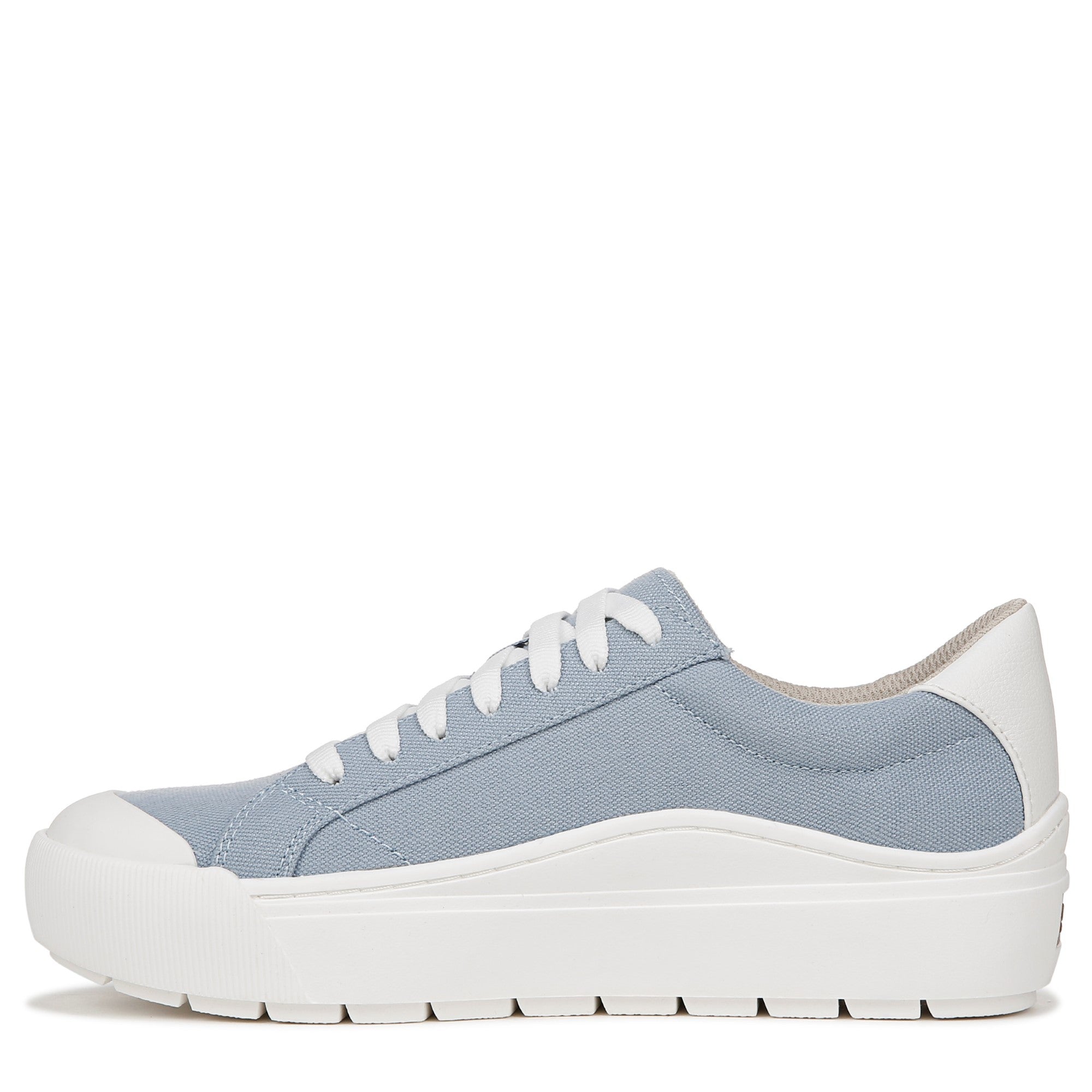 Dr. Scholl's Time Off Women's Comfort Sneakers - Blue Fabric - Left Side