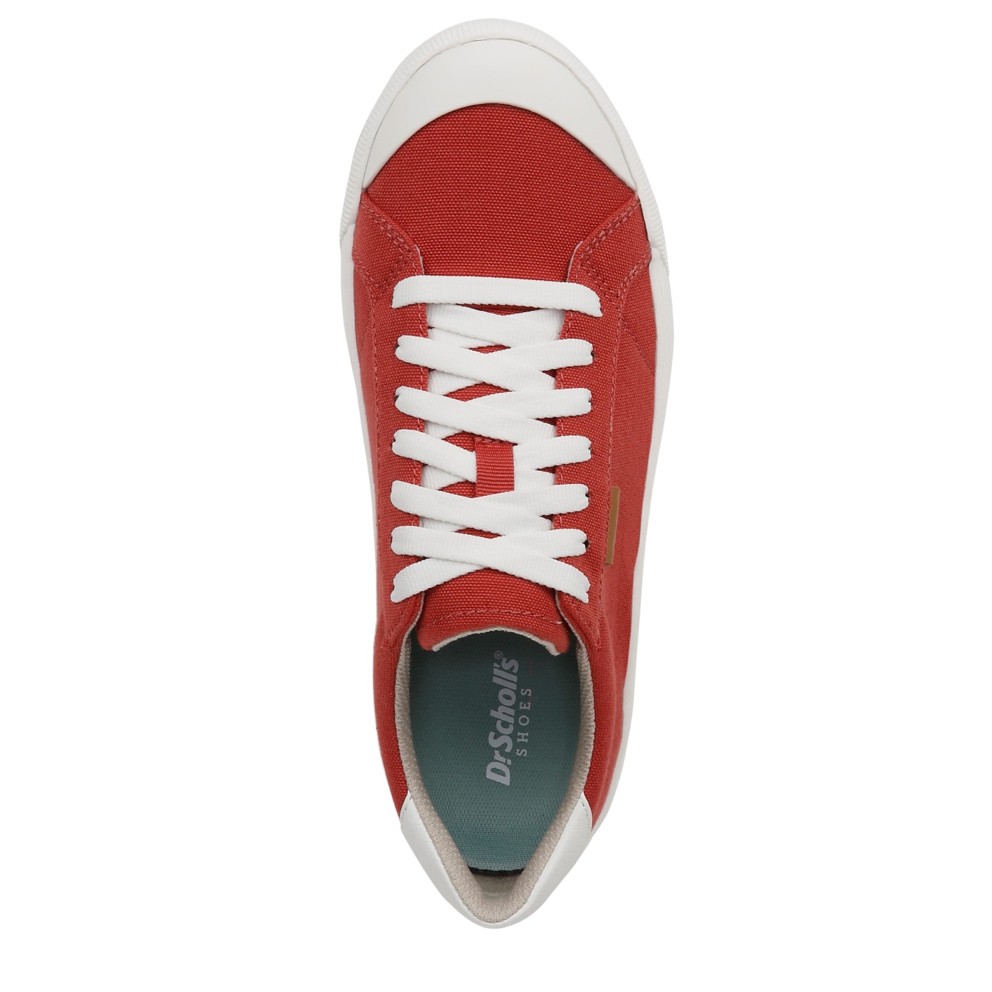 Dr. Scholl's Time Off Women's Comfort Sneakers - Red Fabric - Top