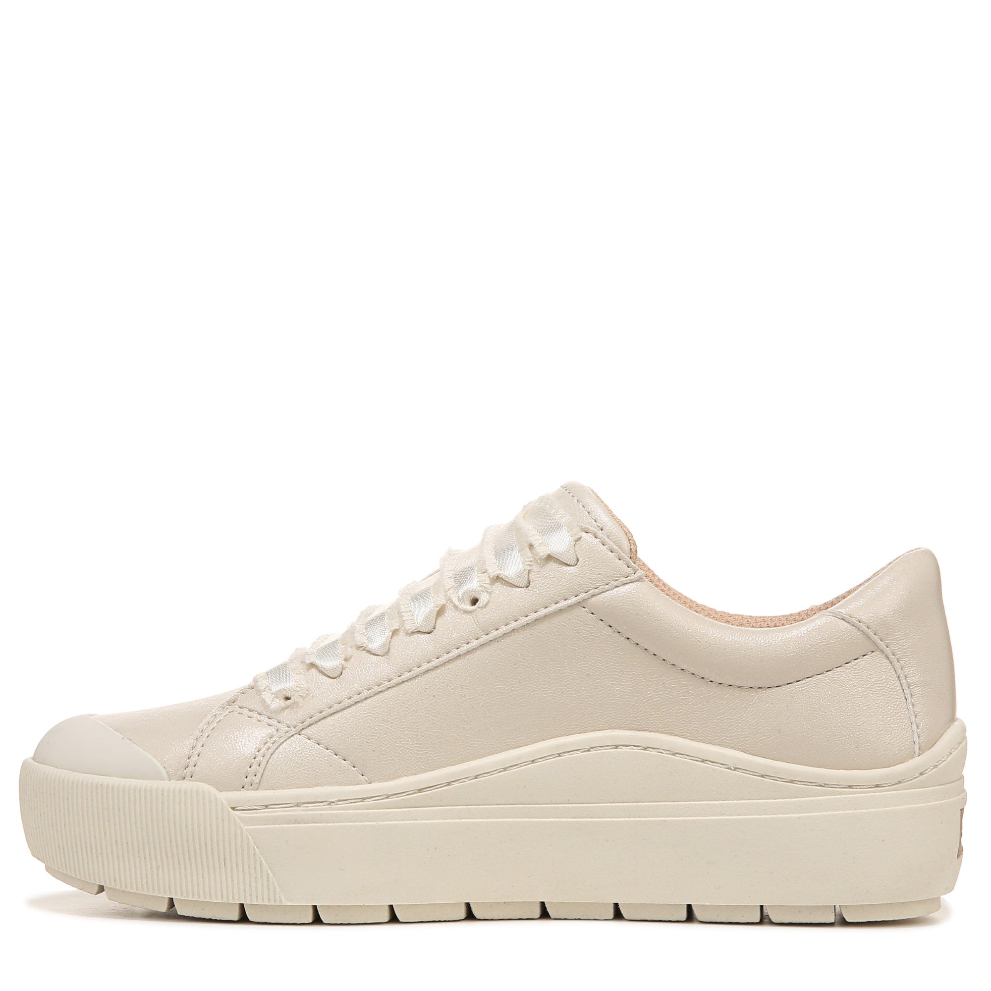 Dr. Scholl's Time Off Women's Comfort Sneakers - Beige Synthetic - Left Side